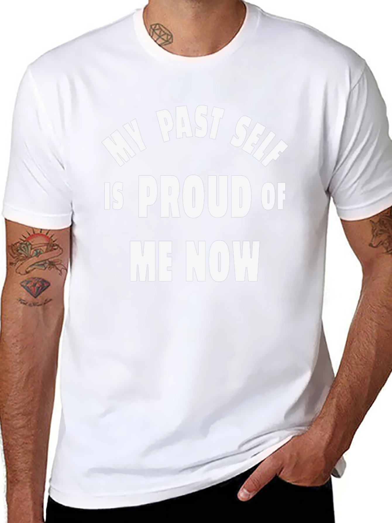 My Past Self Proud Tee - Bold Statement Shirt