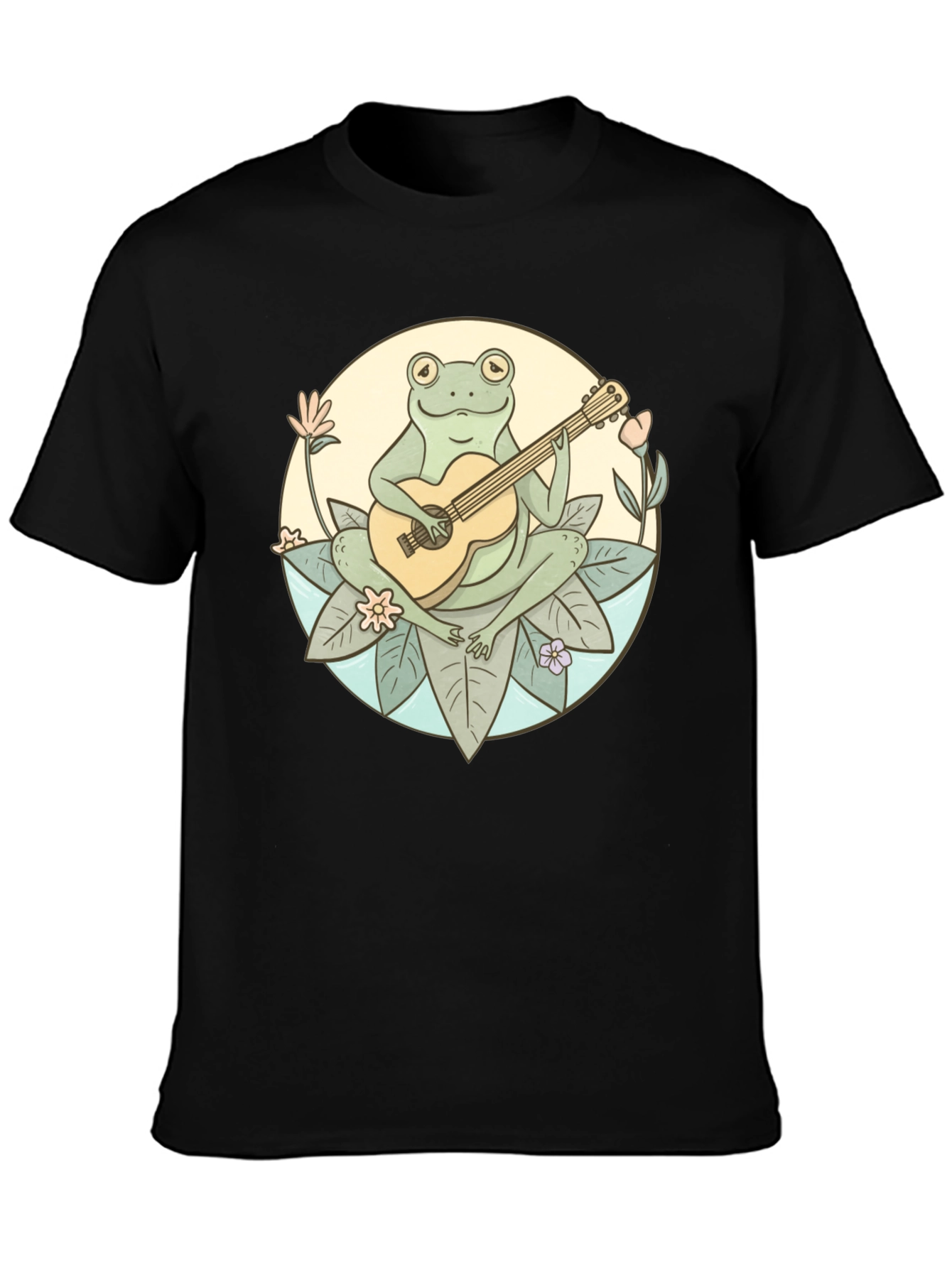Frog Playing Guitar T-Shirt - Unique Graphic Tee
