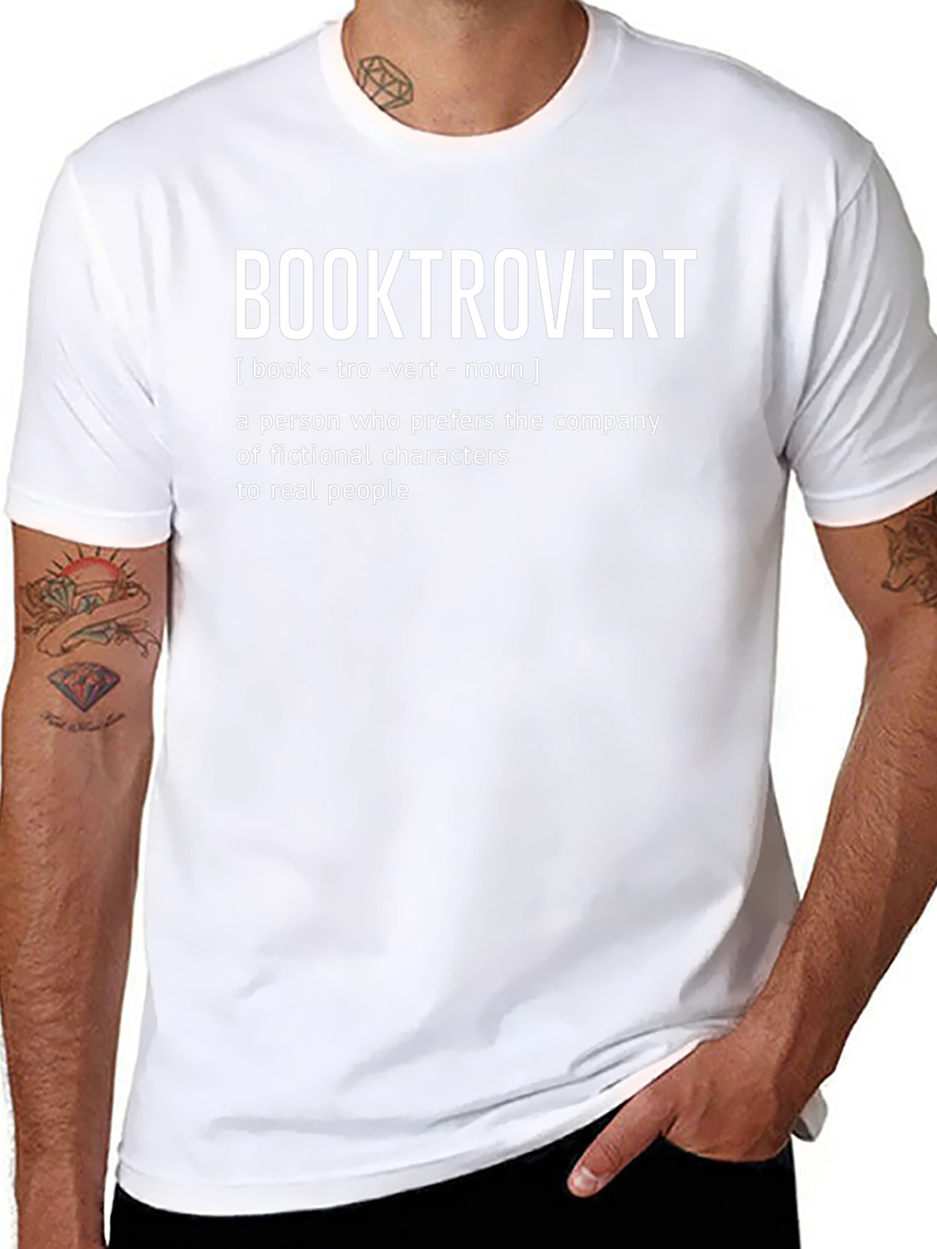 Booktrovert Definition Graphic T-Shirt