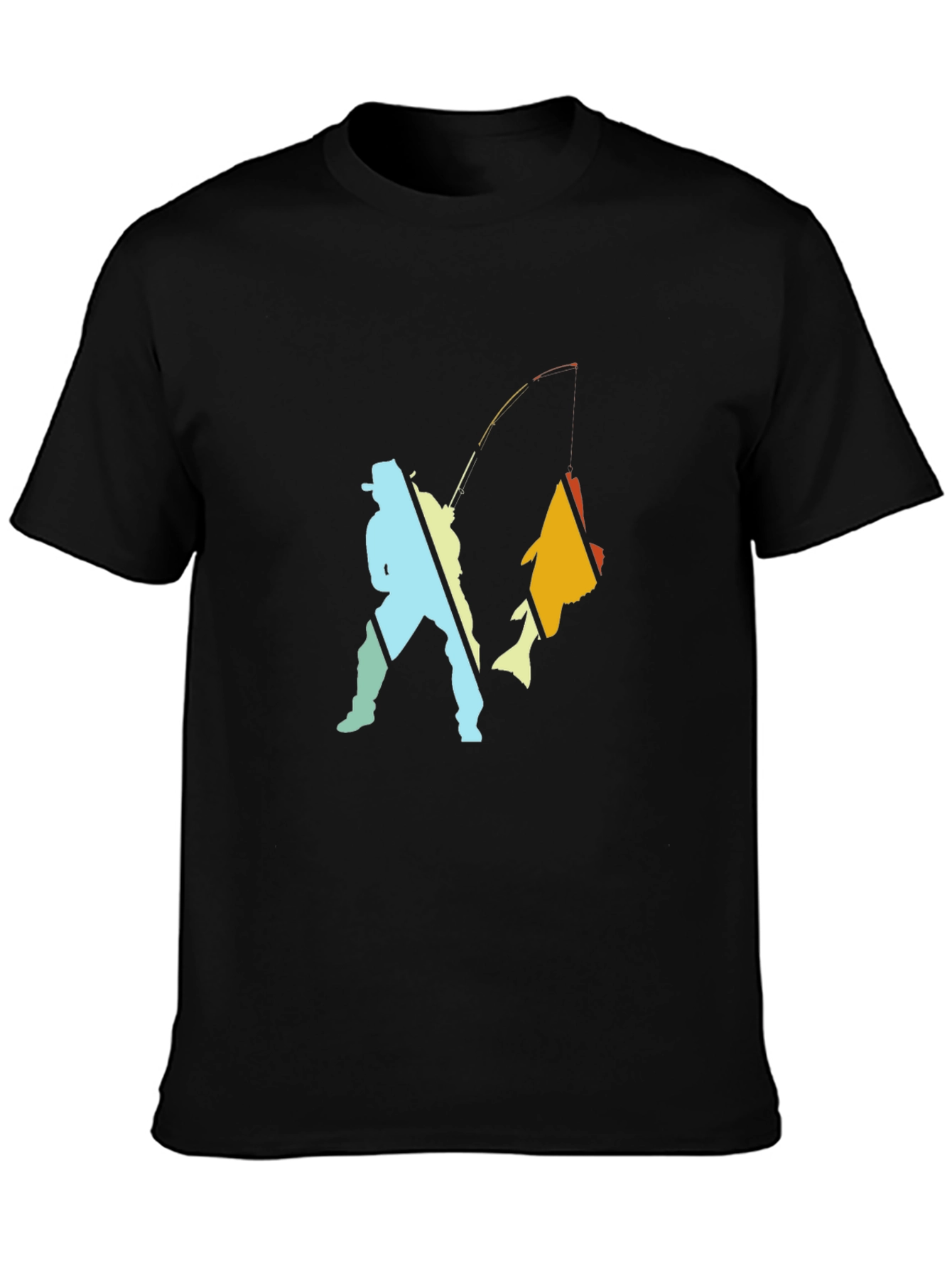Fishing T-Shirt: Fisherman Catch Graphic Tee
