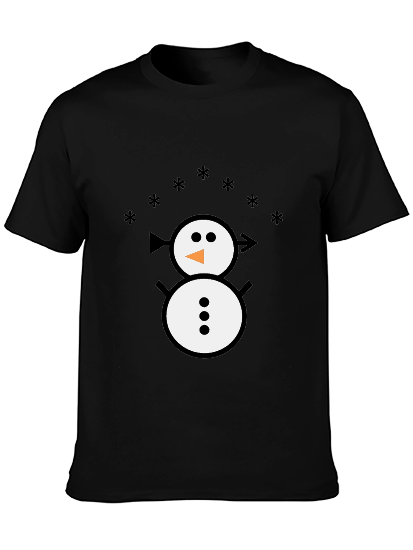 Snowman Graphic Tee - Fun Winter Shirt