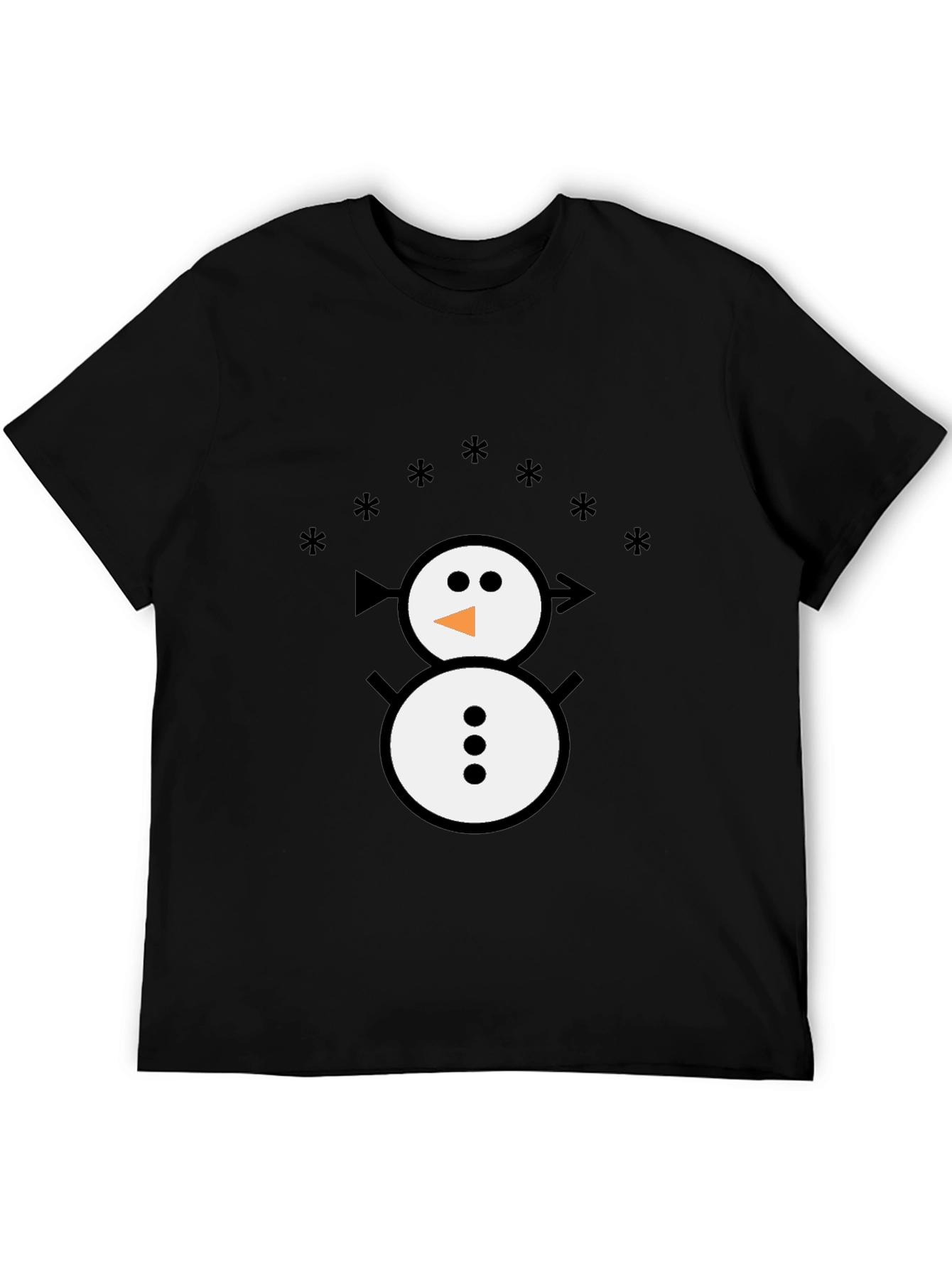 Snowman Graphic Tee - Fun Winter Shirt