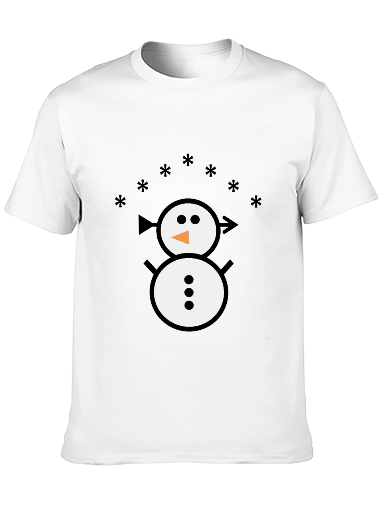 Snowman Graphic Tee - Fun Winter Shirt