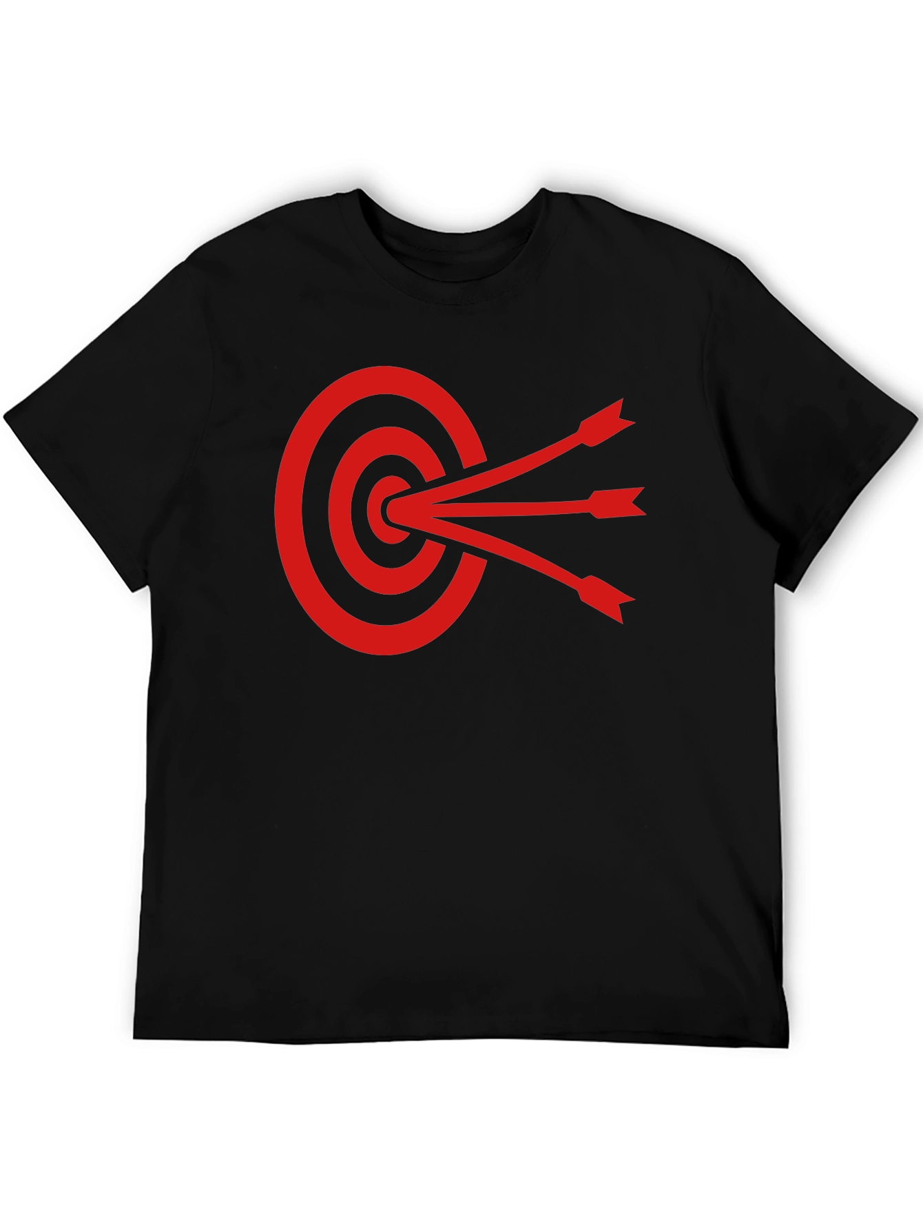 Target Practice Graphic Tee - Black Cotton Shirt