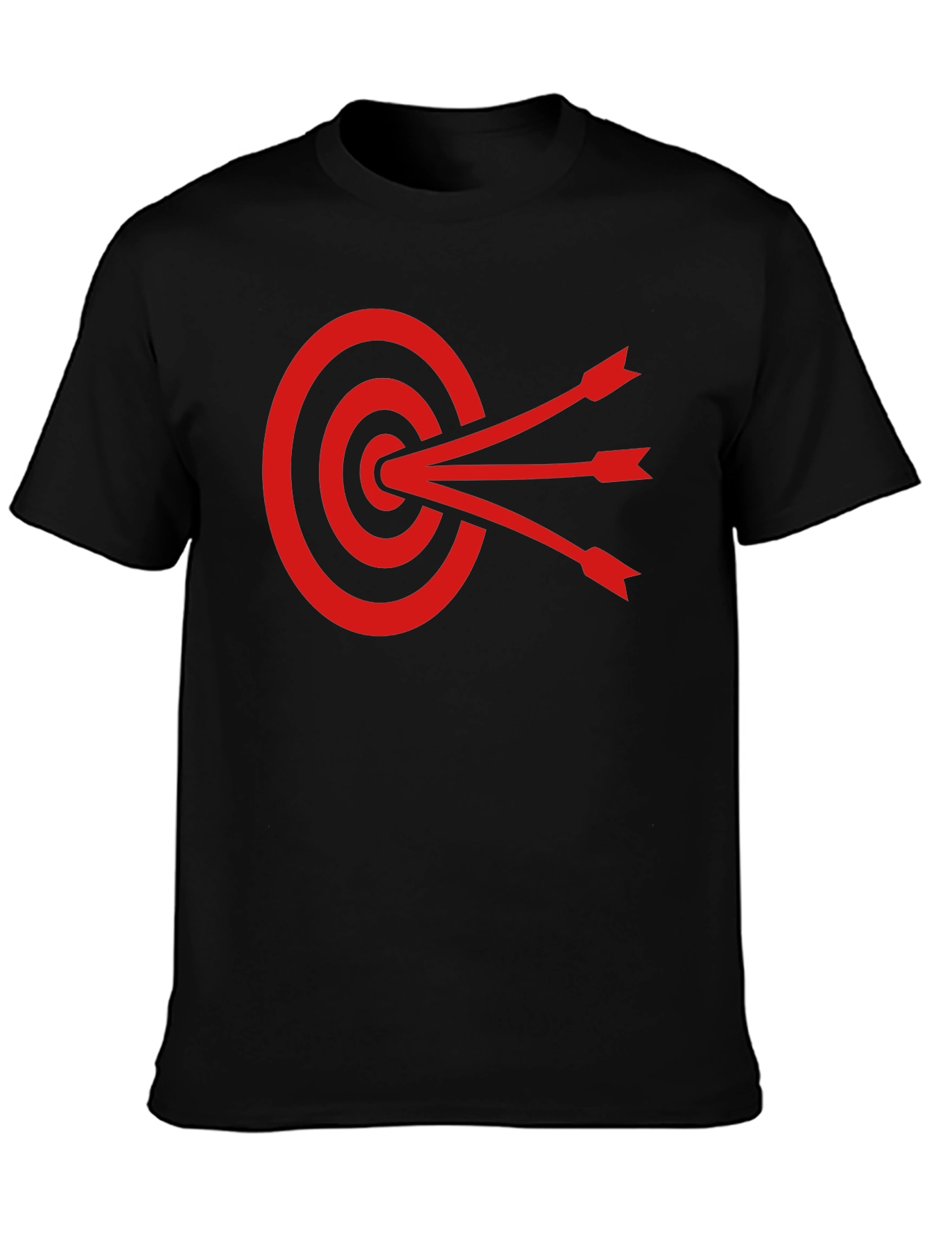 Target Practice Graphic Tee - Black Cotton Shirt
