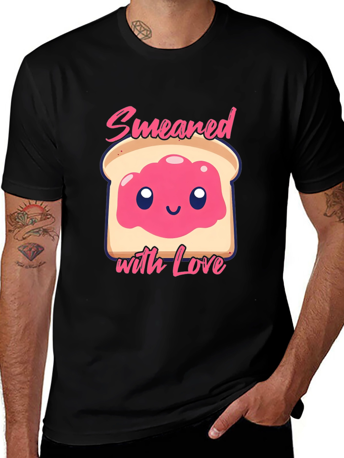 Smear with Love T-Shirt Funny Foodie Graphic Tee