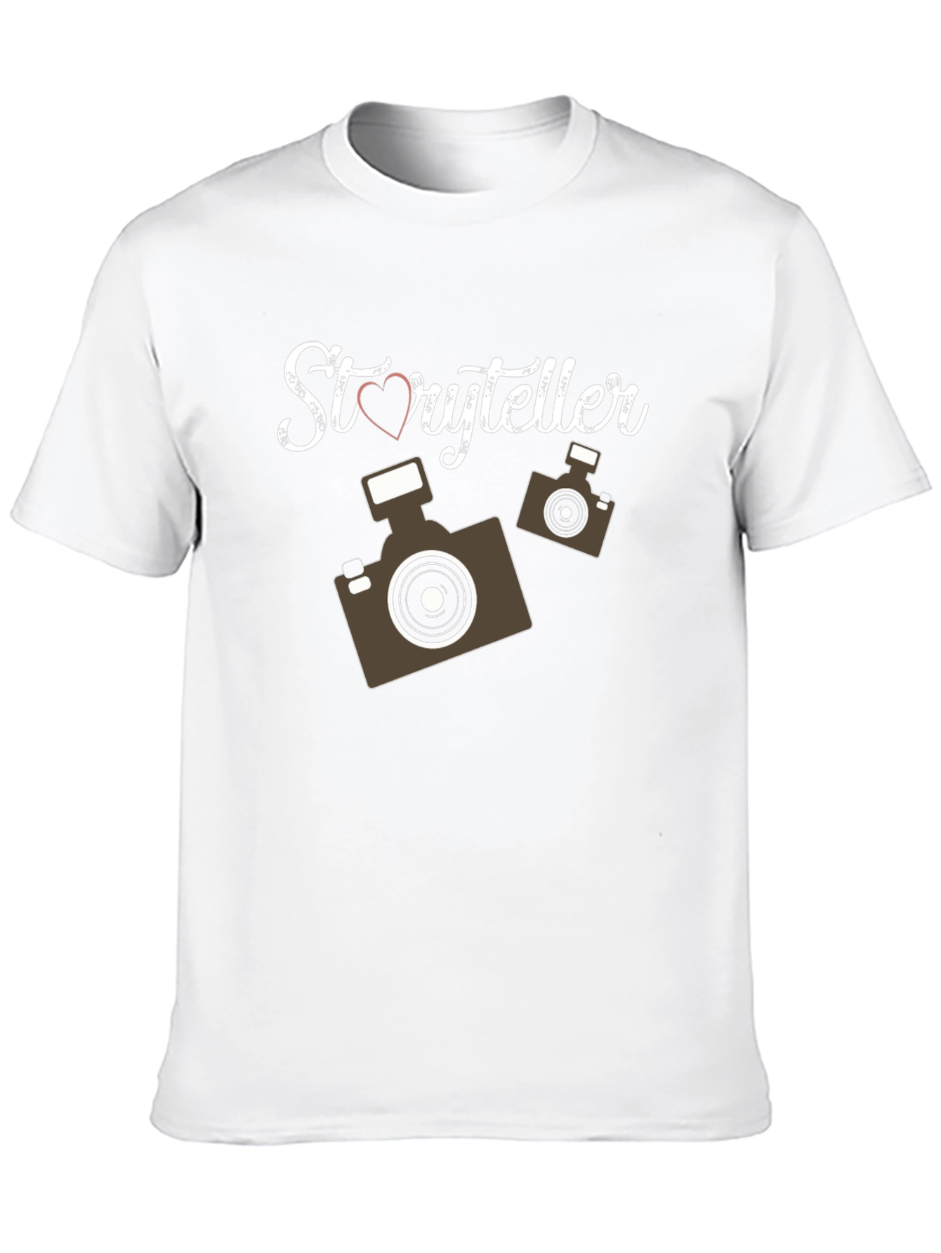 Storyteller Camera Graphic Tee - Unique Photographer T-Shirt