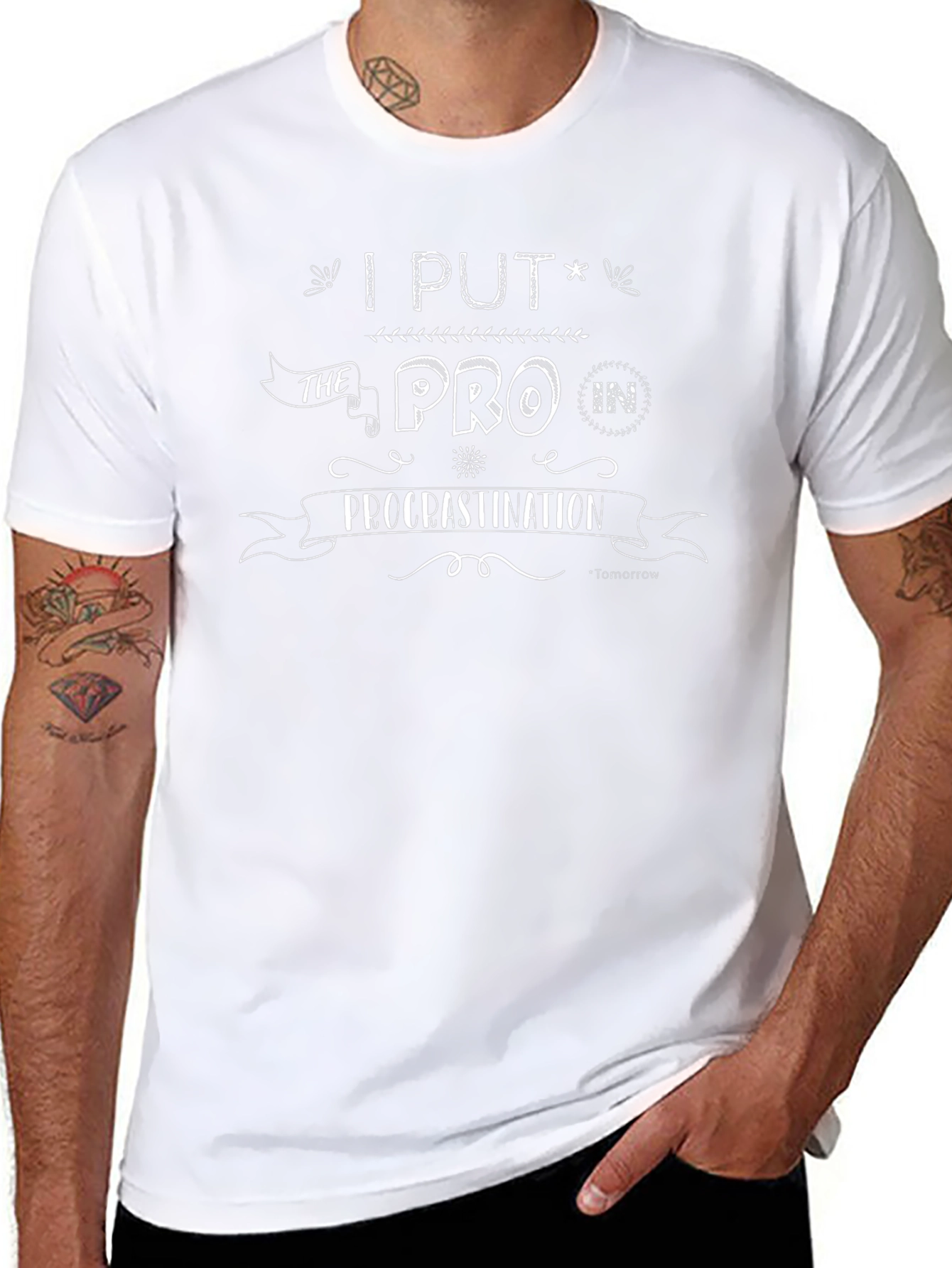 Procrastination T-Shirt - I Put the PRO in!