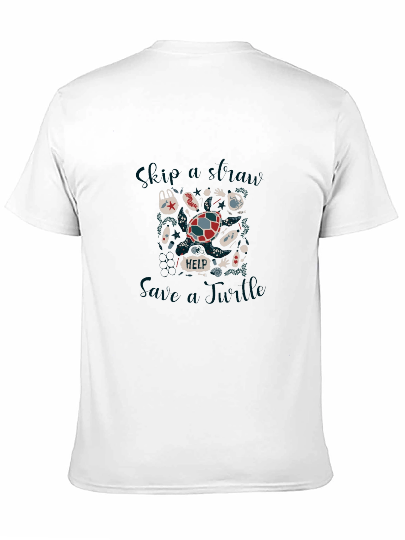 Eco-Friendly Save the Ocean Graphic Tee