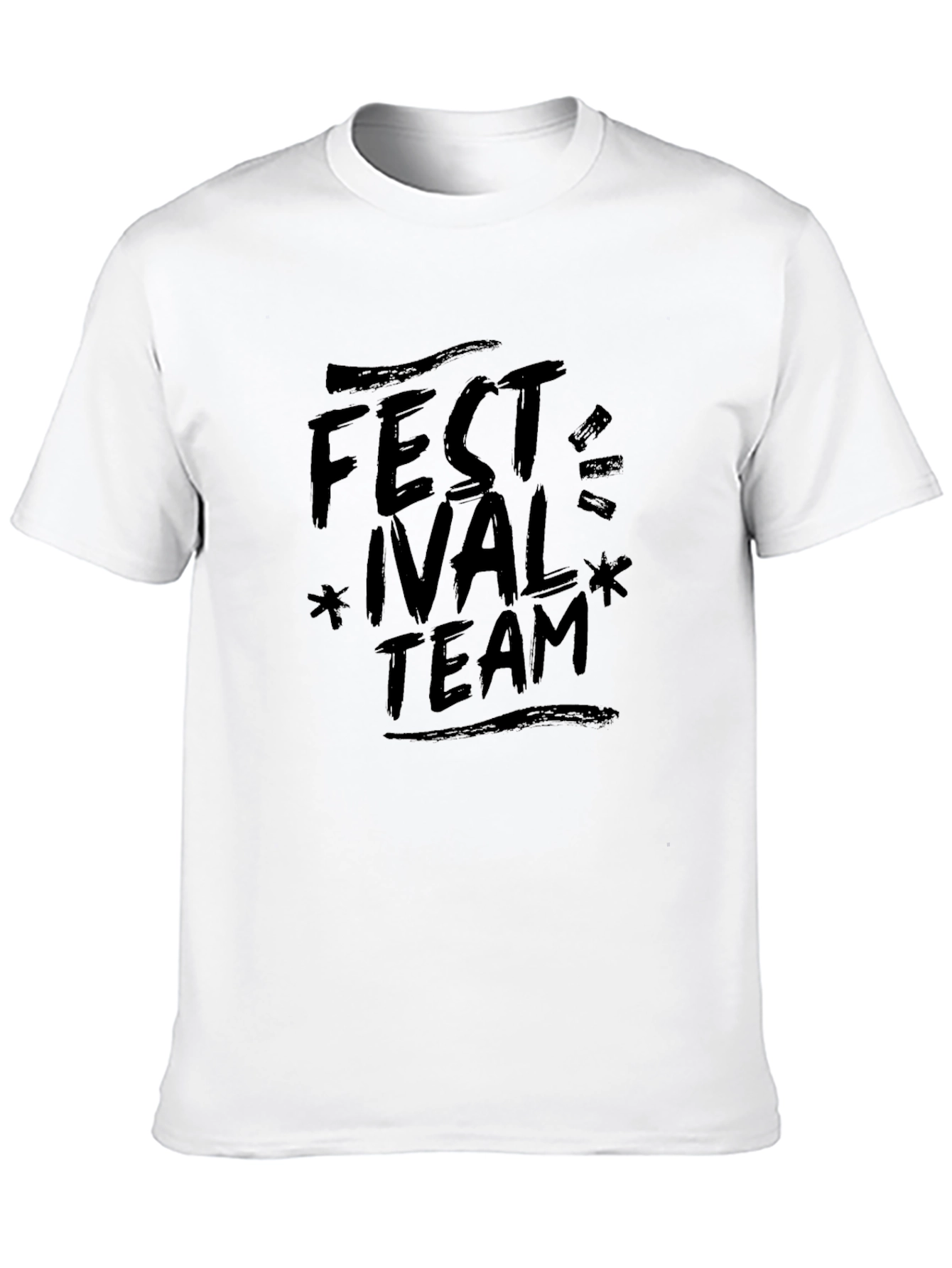 Festival Team Black Graphic T-Shirt