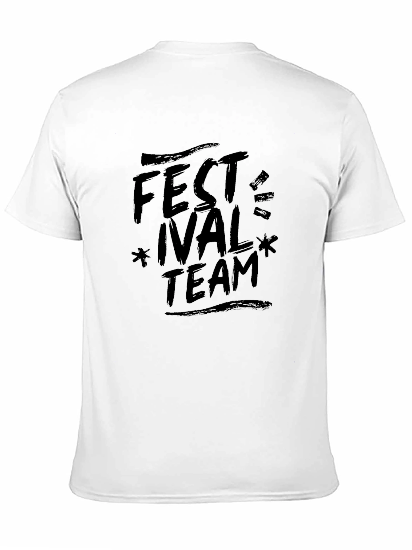 Festival Team Black Graphic T-Shirt