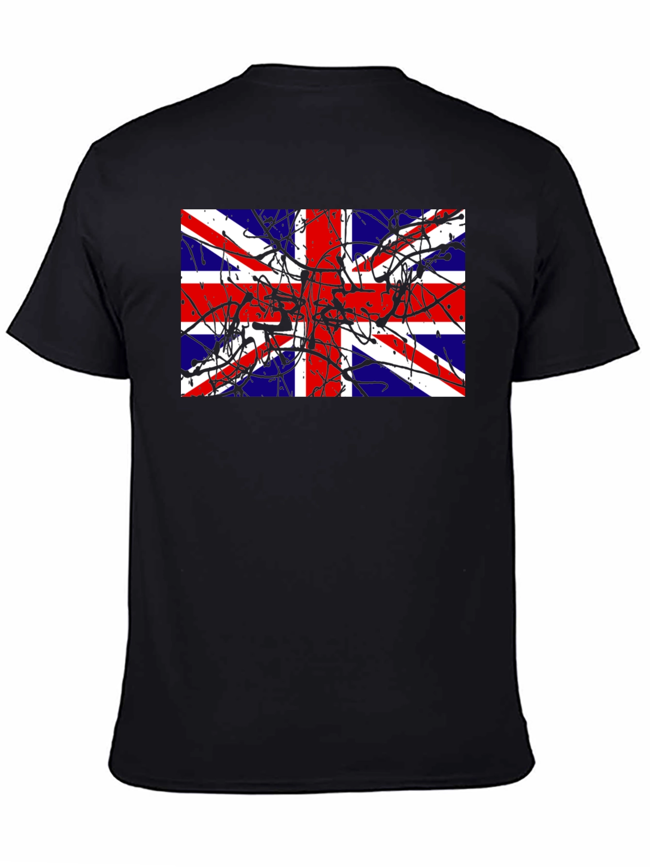 Union Jack Splatter Graphic T-Shirt