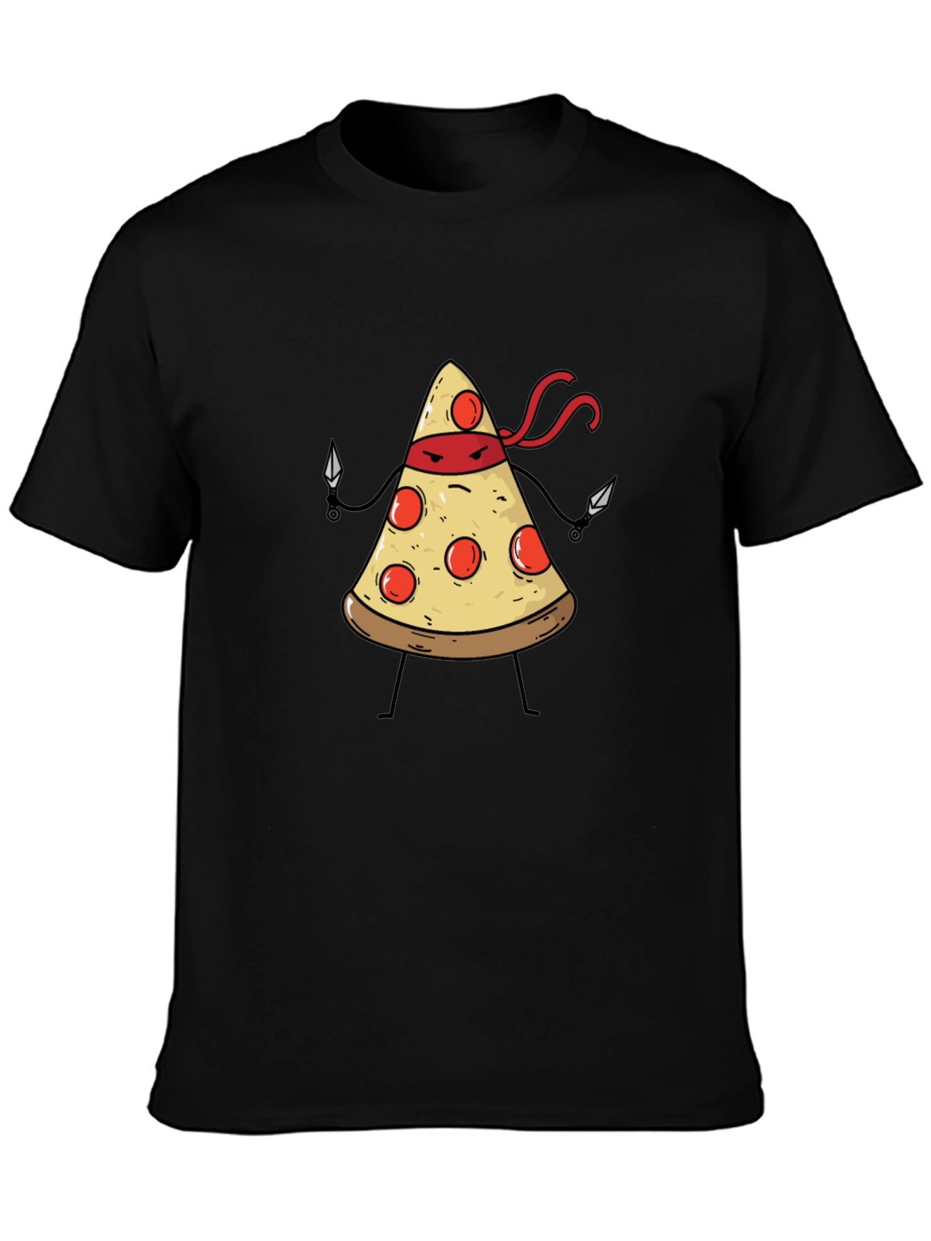 Pizza Ninja T-Shirt - Funny Graphic Tee
