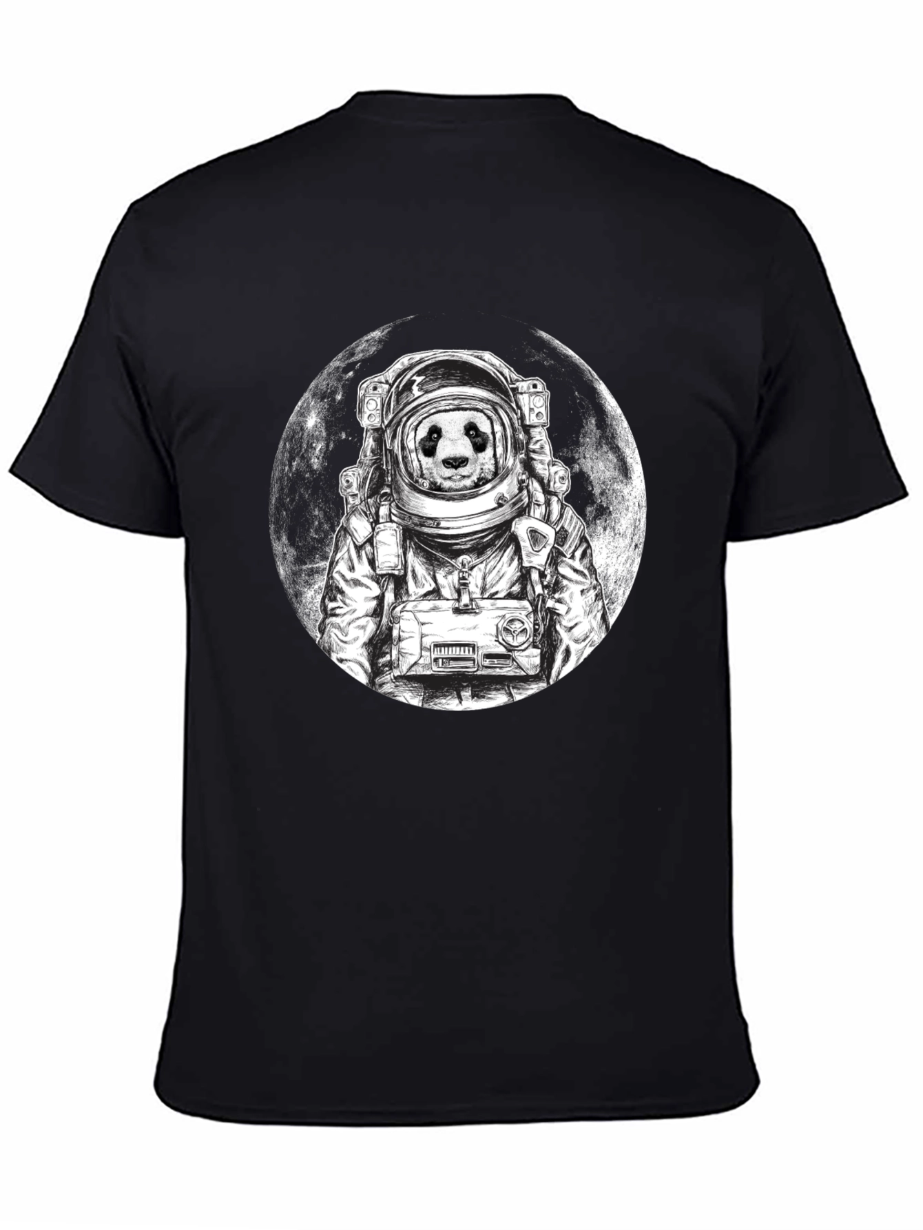 Panda Astronaut Graphic Tee - Space Panda T-Shirt