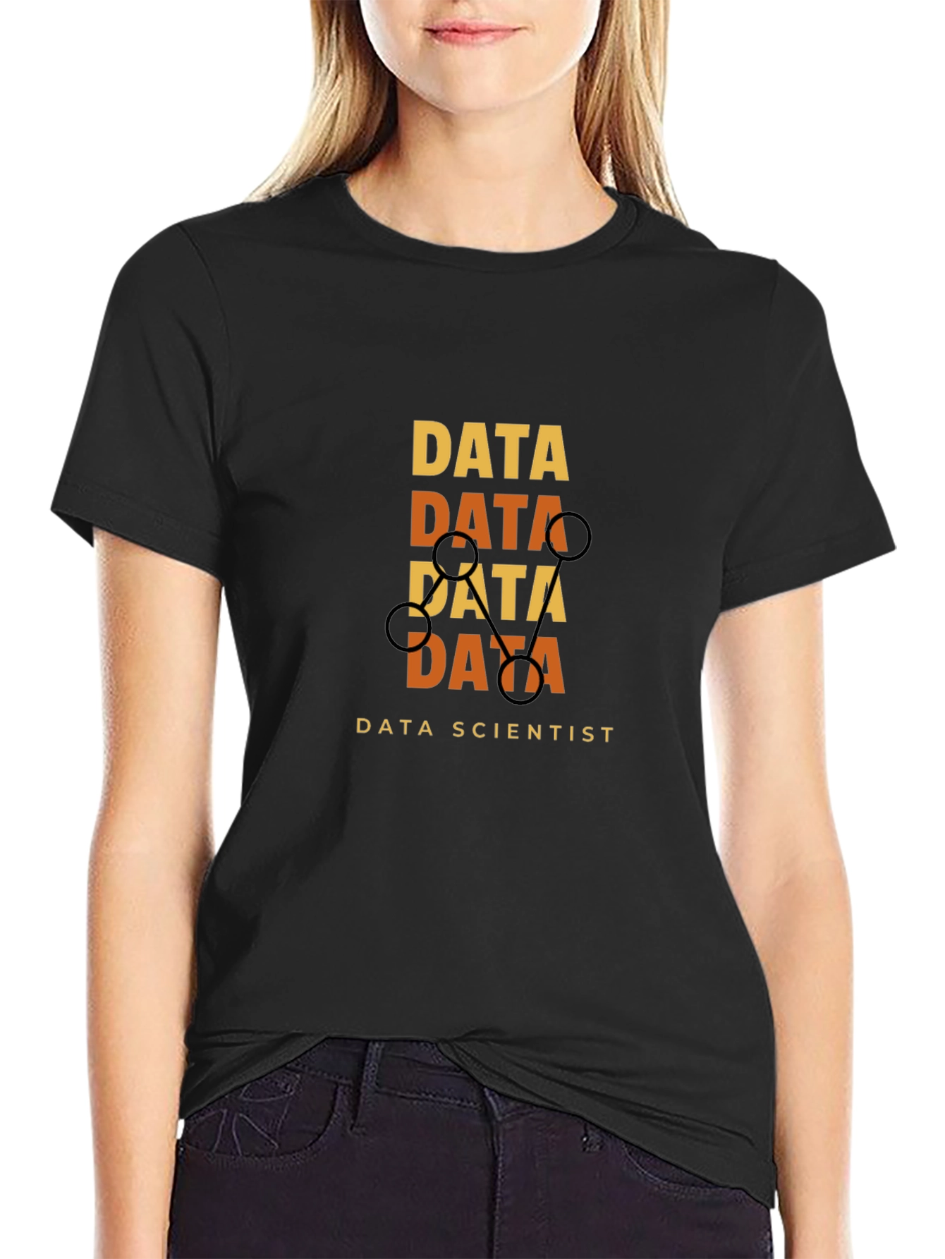Data Scientist Graphic Tee - Black