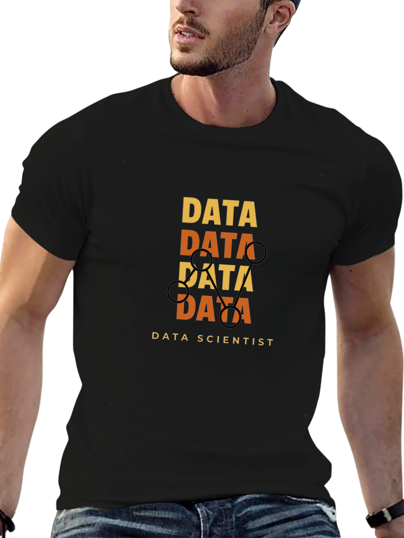 Data Scientist Graphic Tee - Black