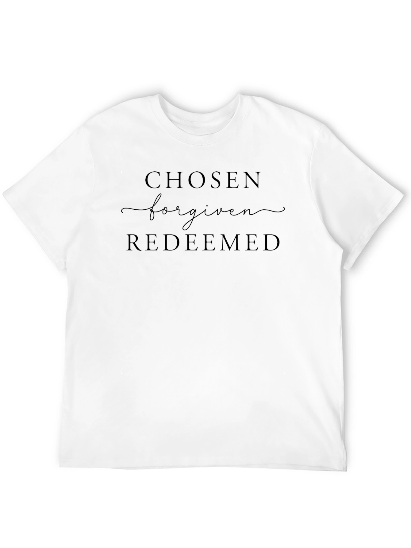 Chosen Forgiven Redeemed Graphic Tee