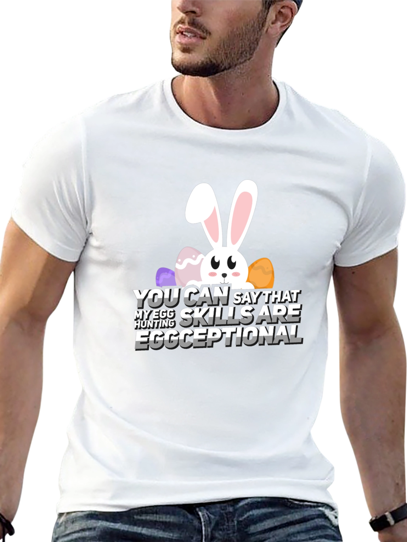 Eggceptional Easter Bunny T-Shirt