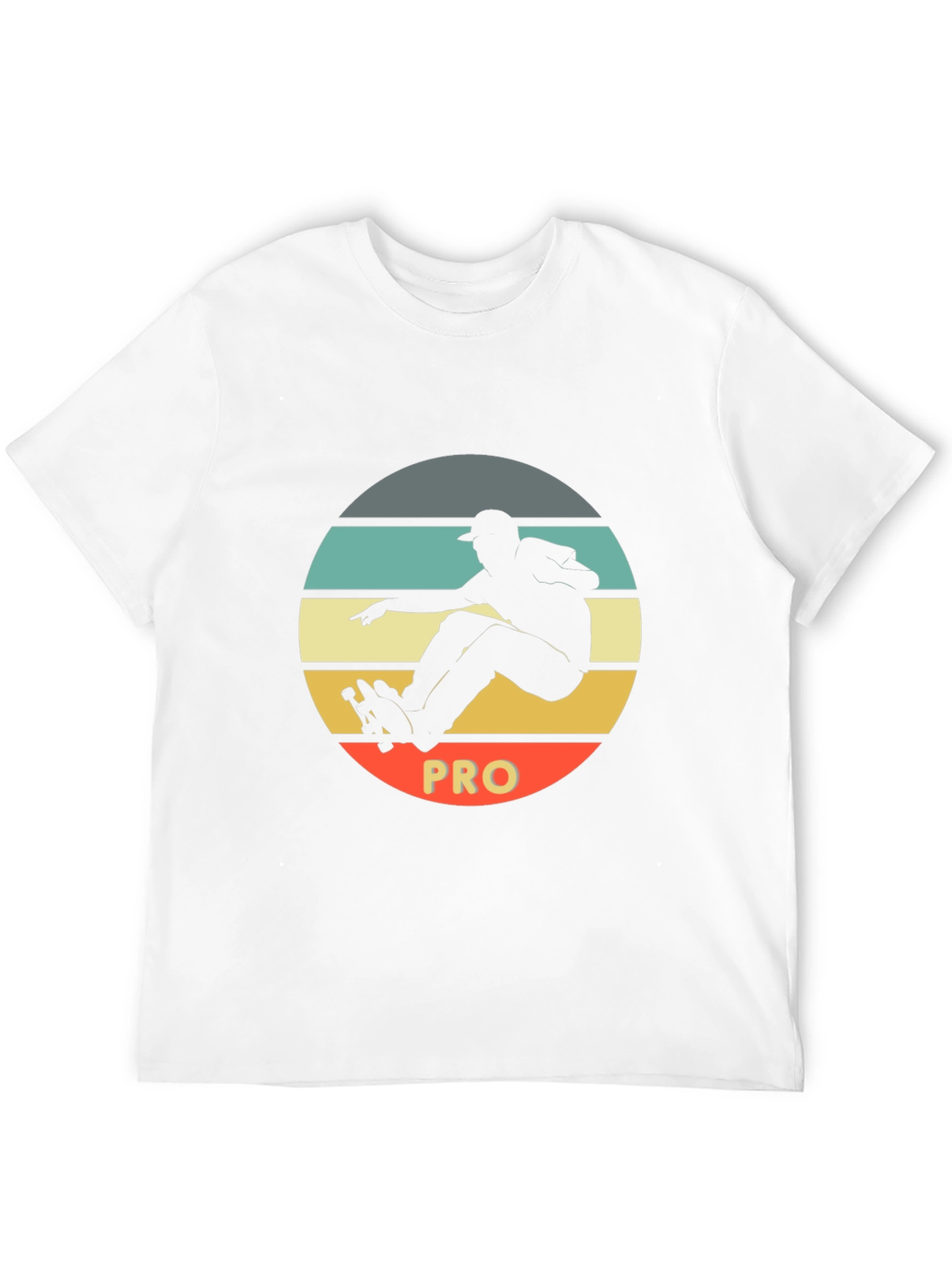 Skateboard Pro Black T-Shirt