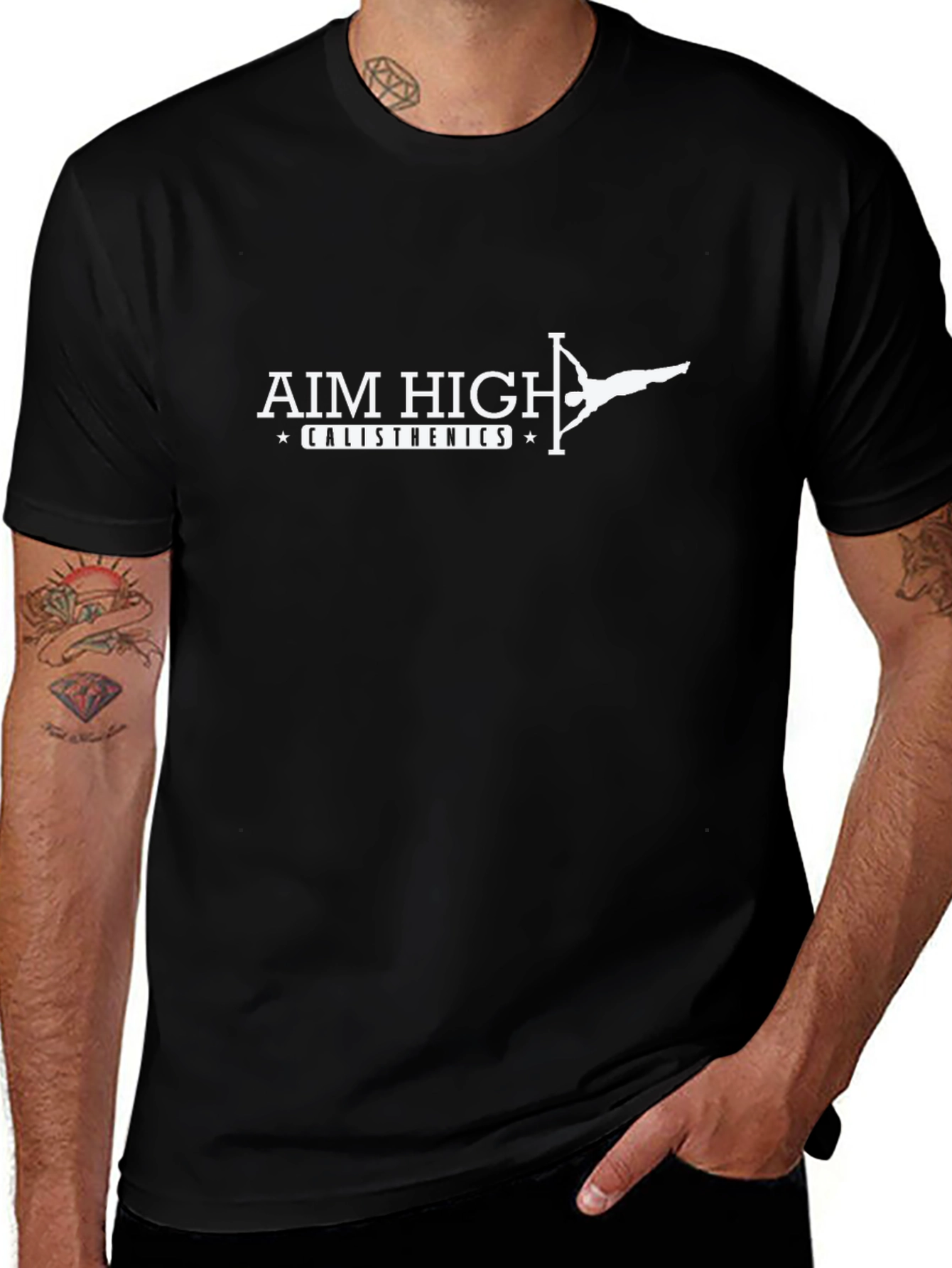 Aim High Calisthenics Black T-Shirt