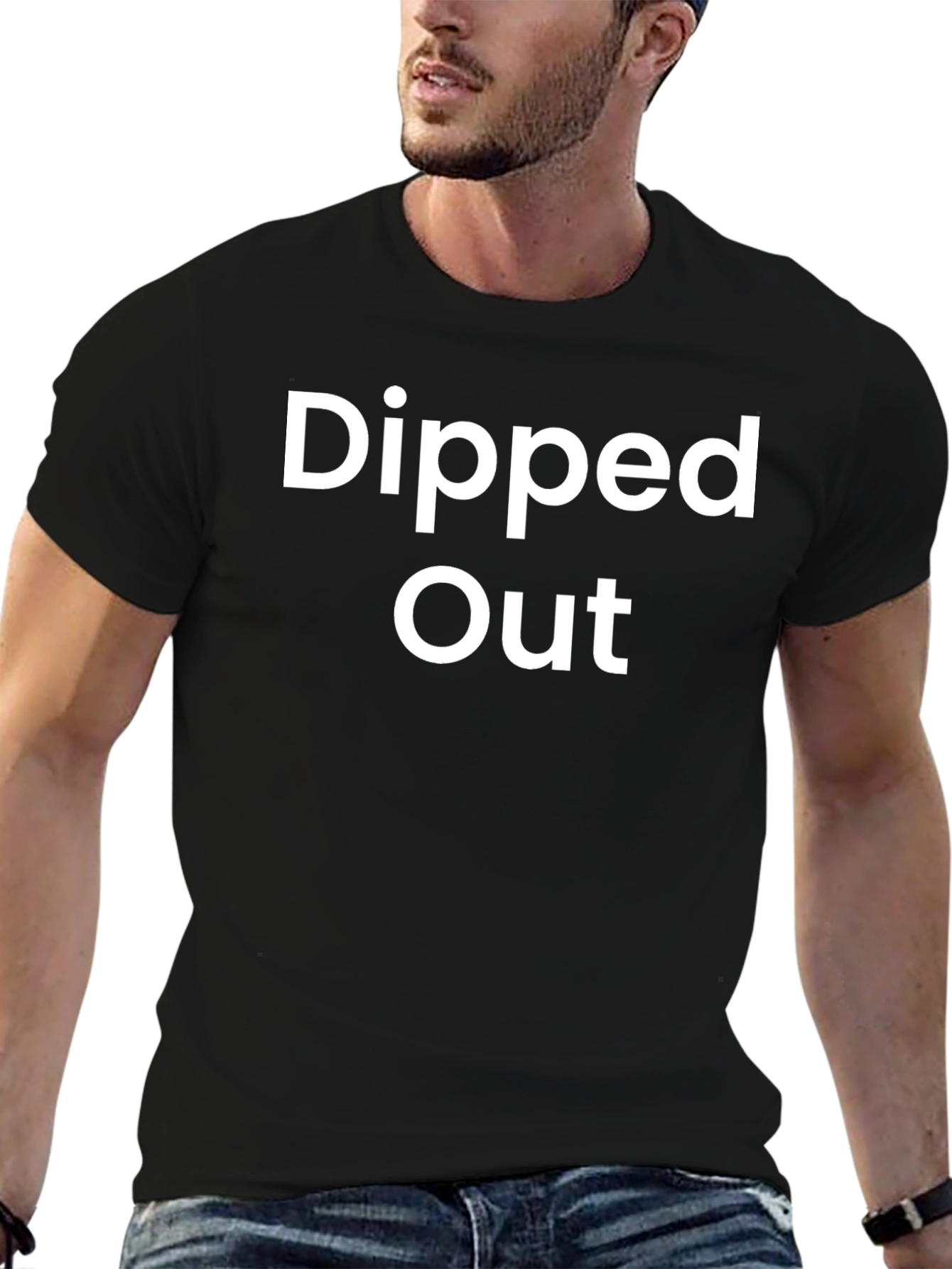Dipped Out Graphic Tee - Stylish Comfort