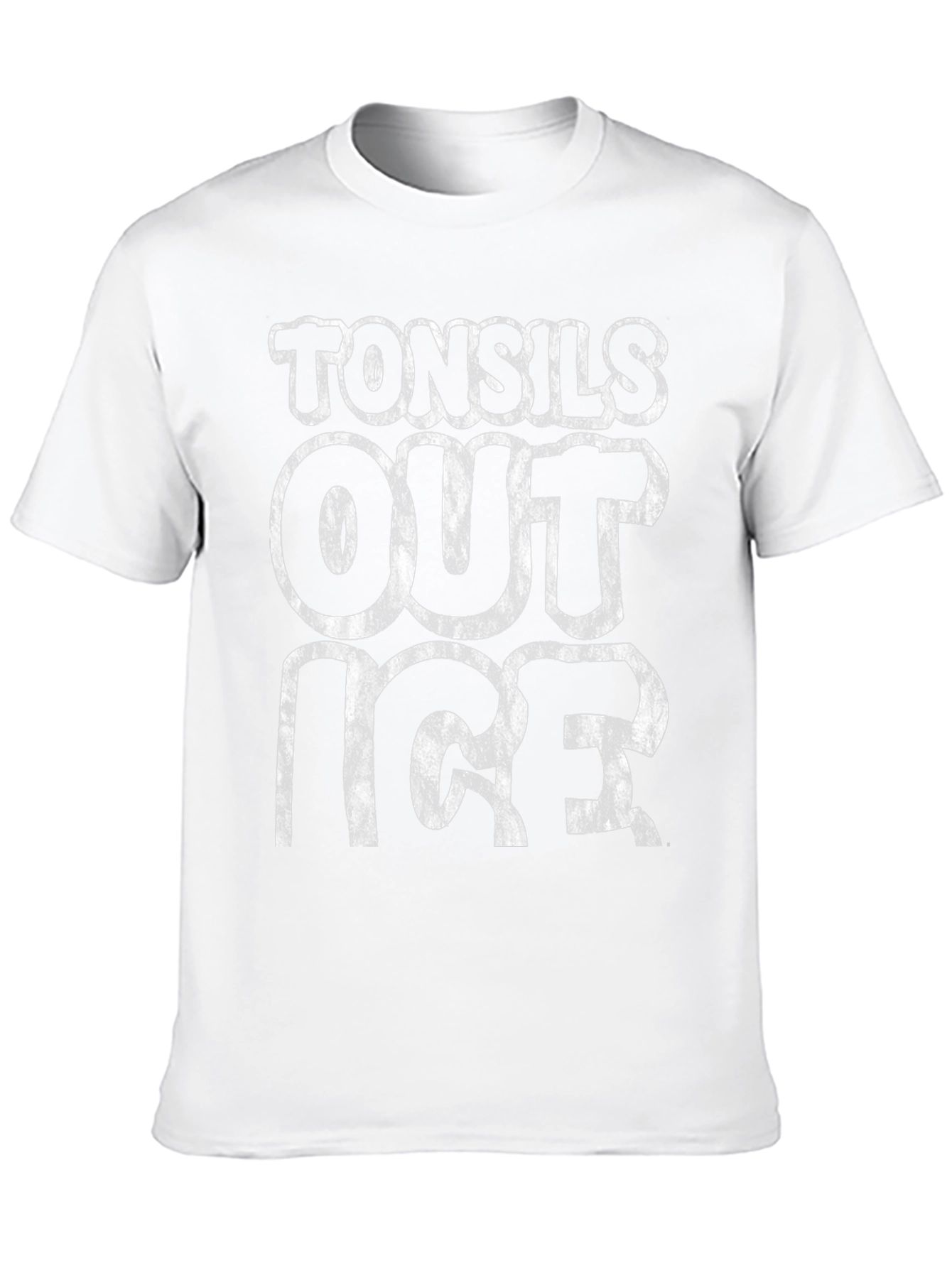 Tonsils Out Ice T-Shirt - Black Graphic Tee