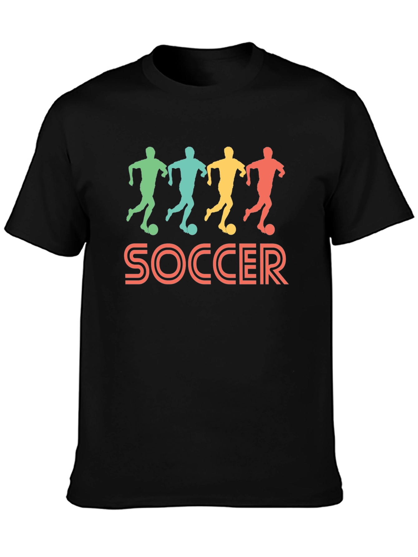 Retro Soccer Player Graphic Tee