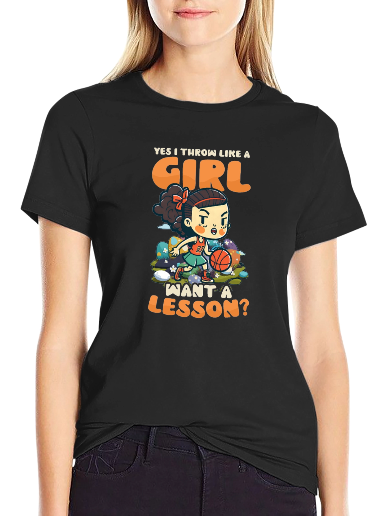 Yes I Throw Like a Girl T-Shirt