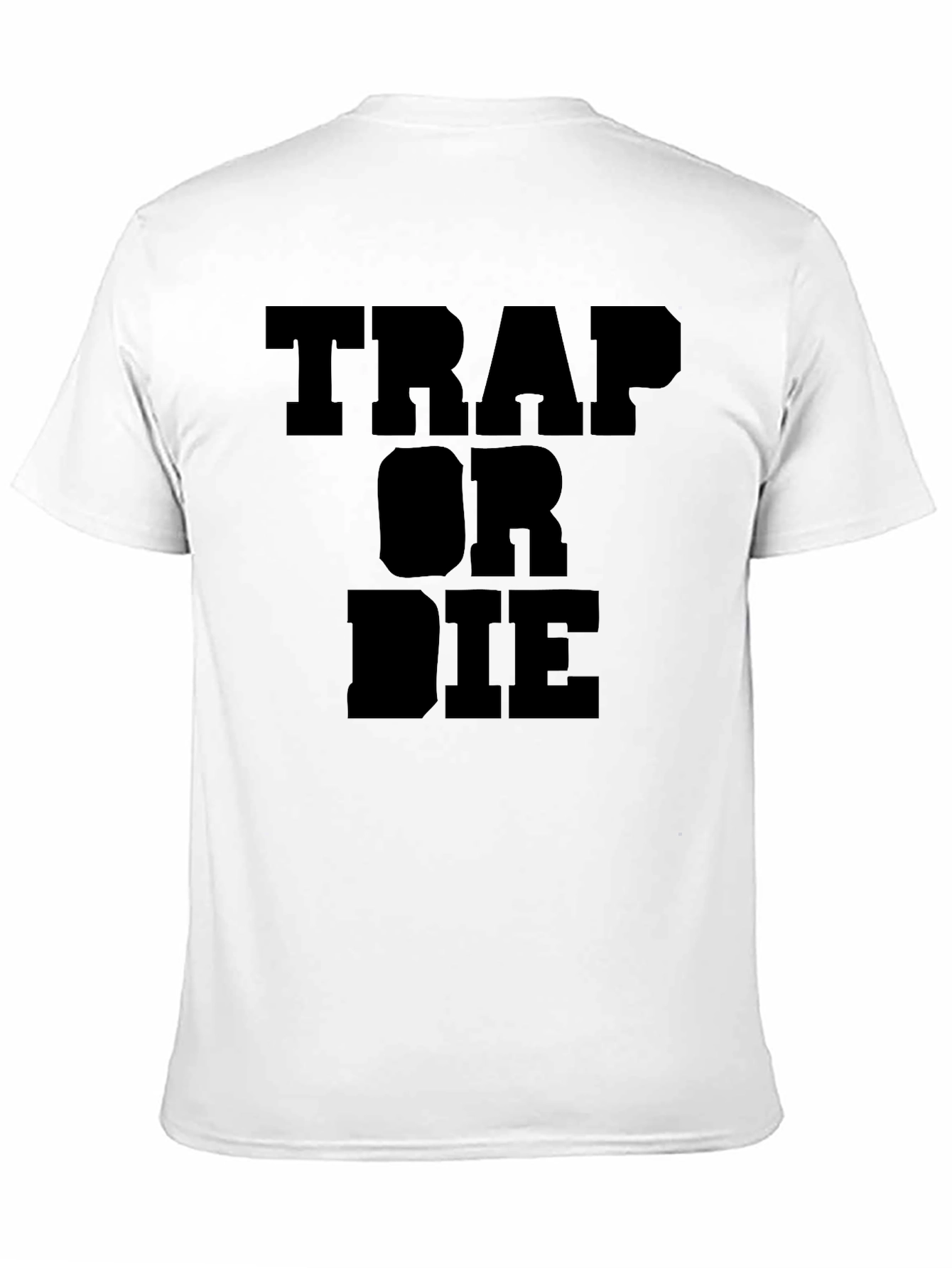 Trap Or Die Graphic Tee Black