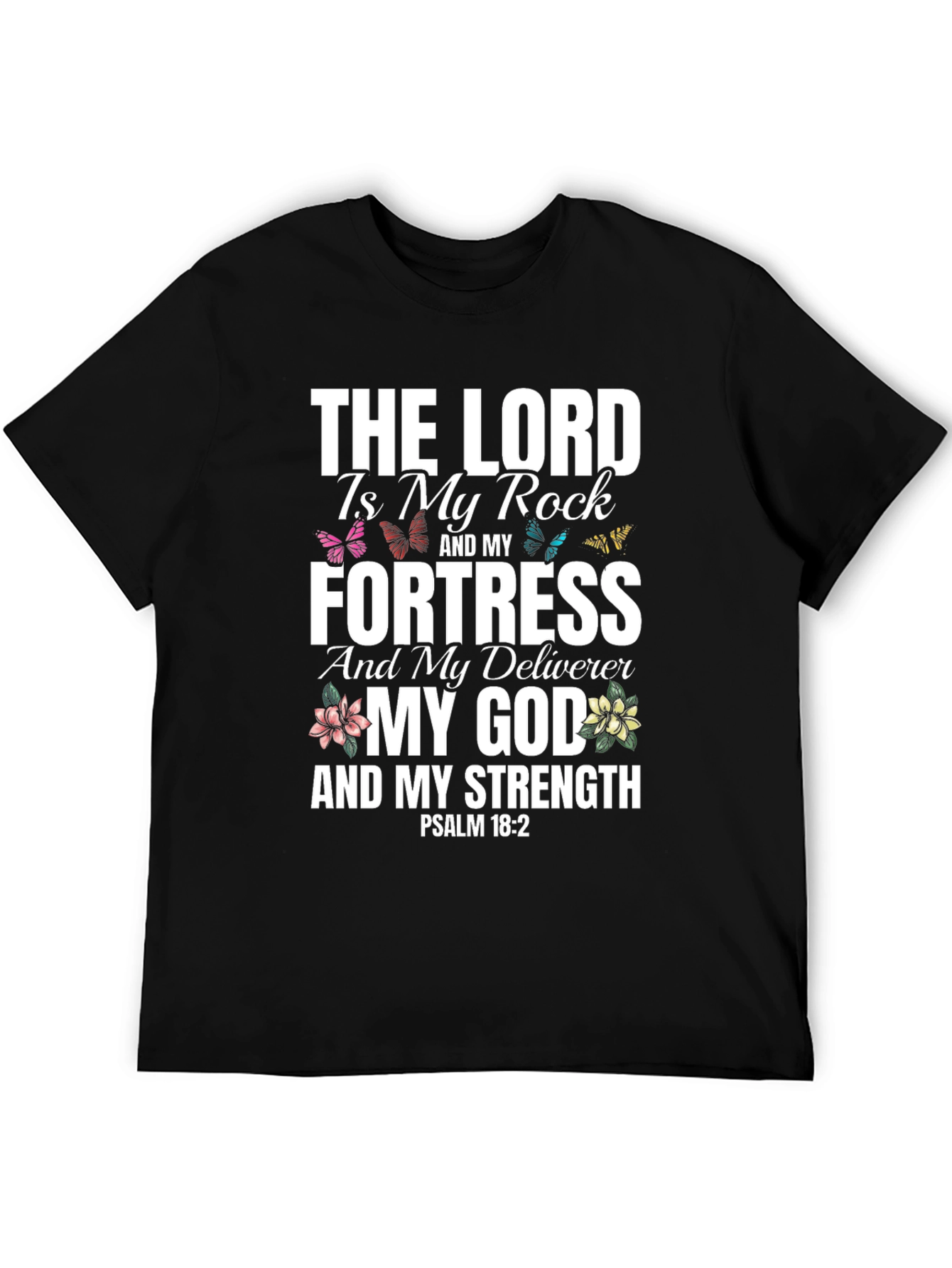 The Lord is My Rock Christian T-Shirt