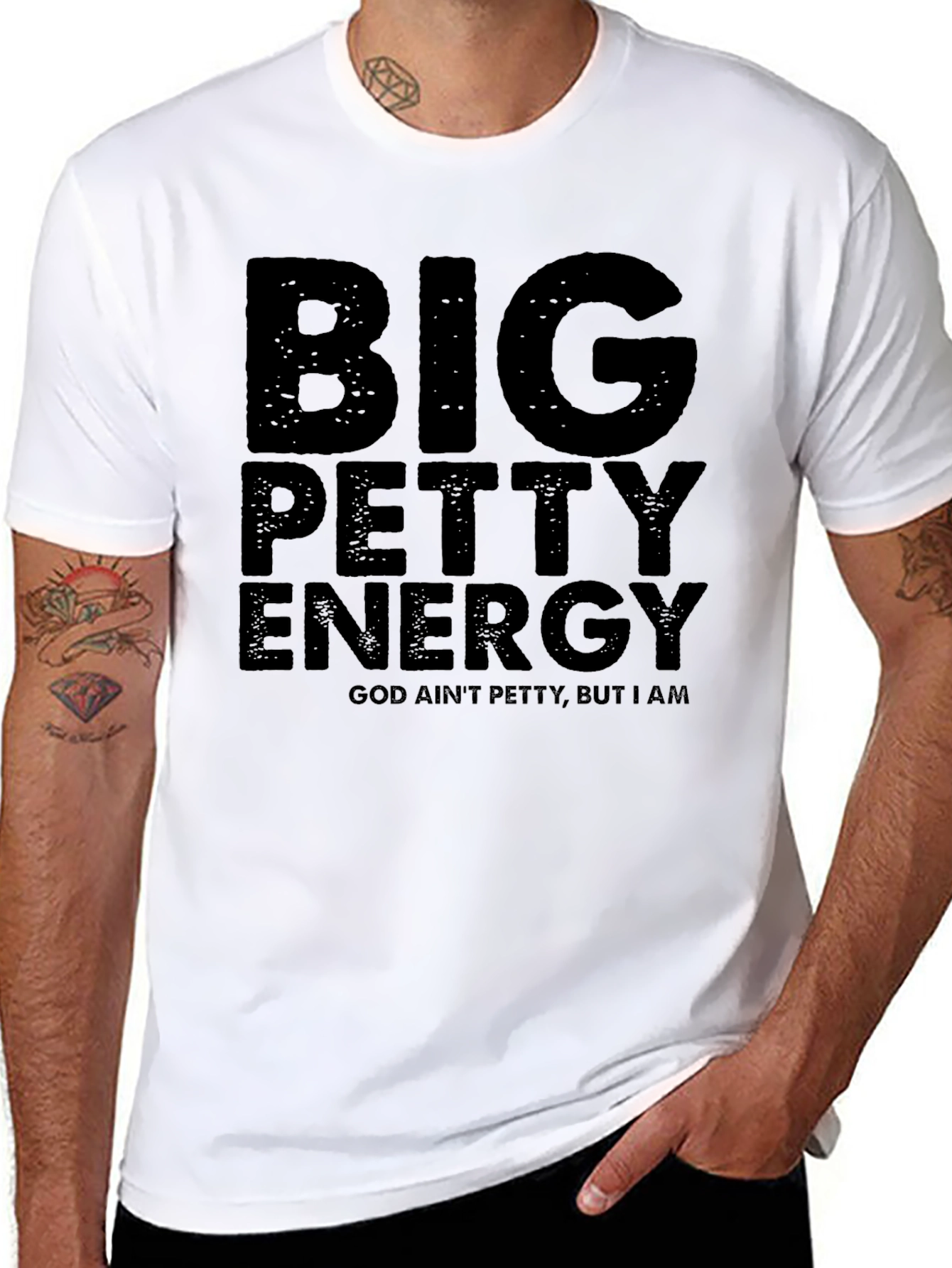 Big Petty Energy T-Shirt - God Aint Petty