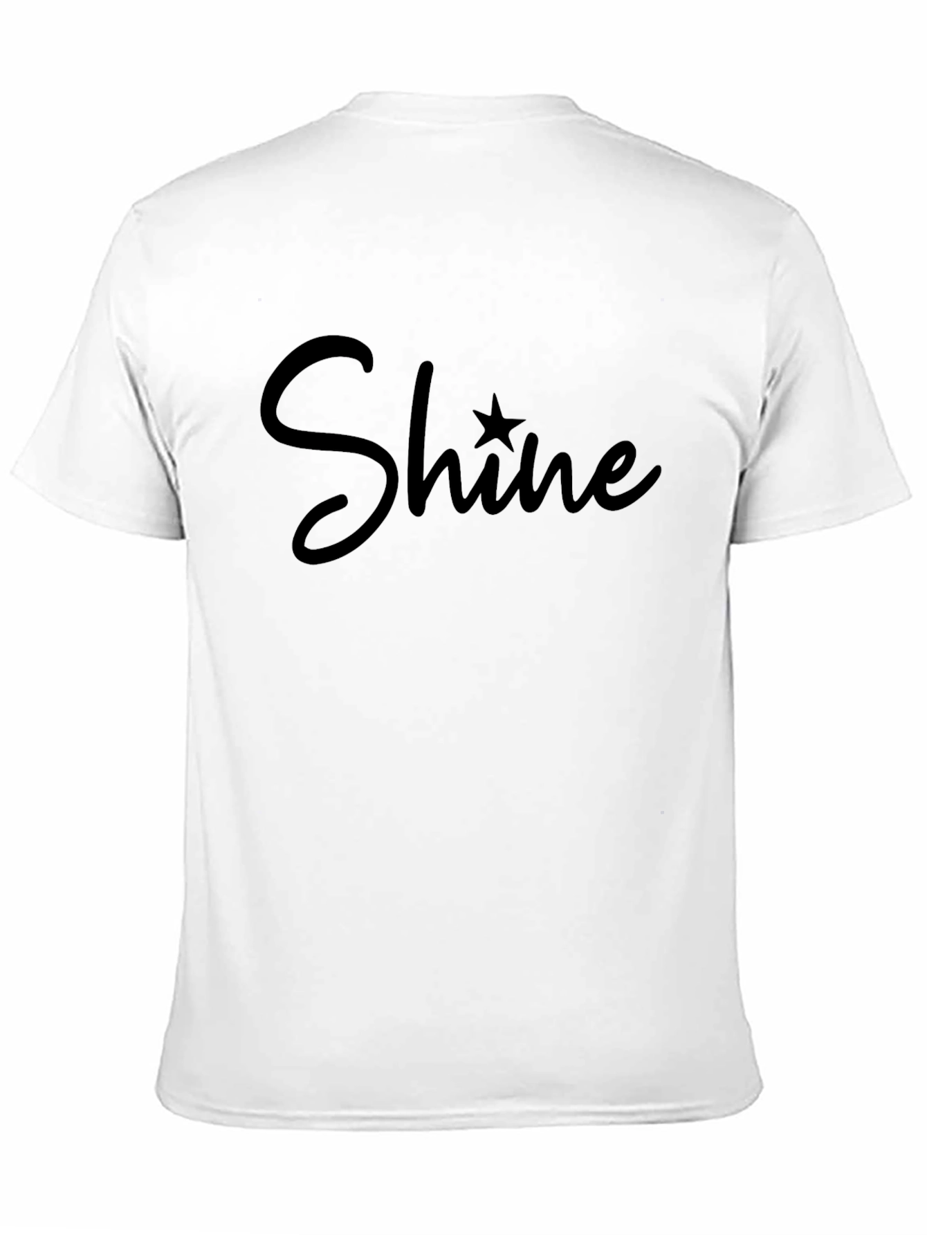 Shine Graphic Tee - Stylish Black T-Shirt