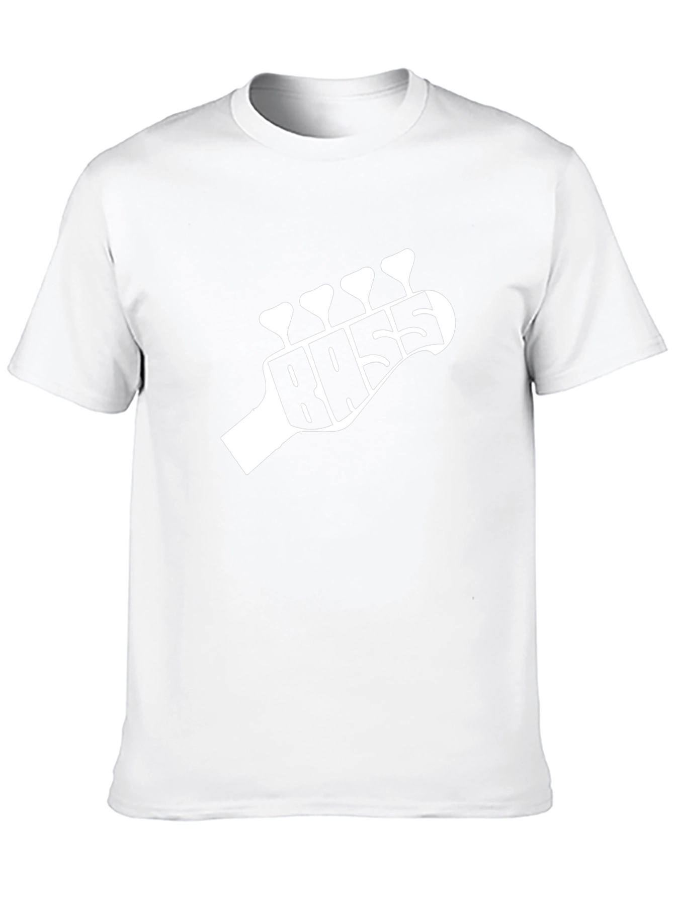 Bass Guitar Headstock T-Shirt - Musician Tee