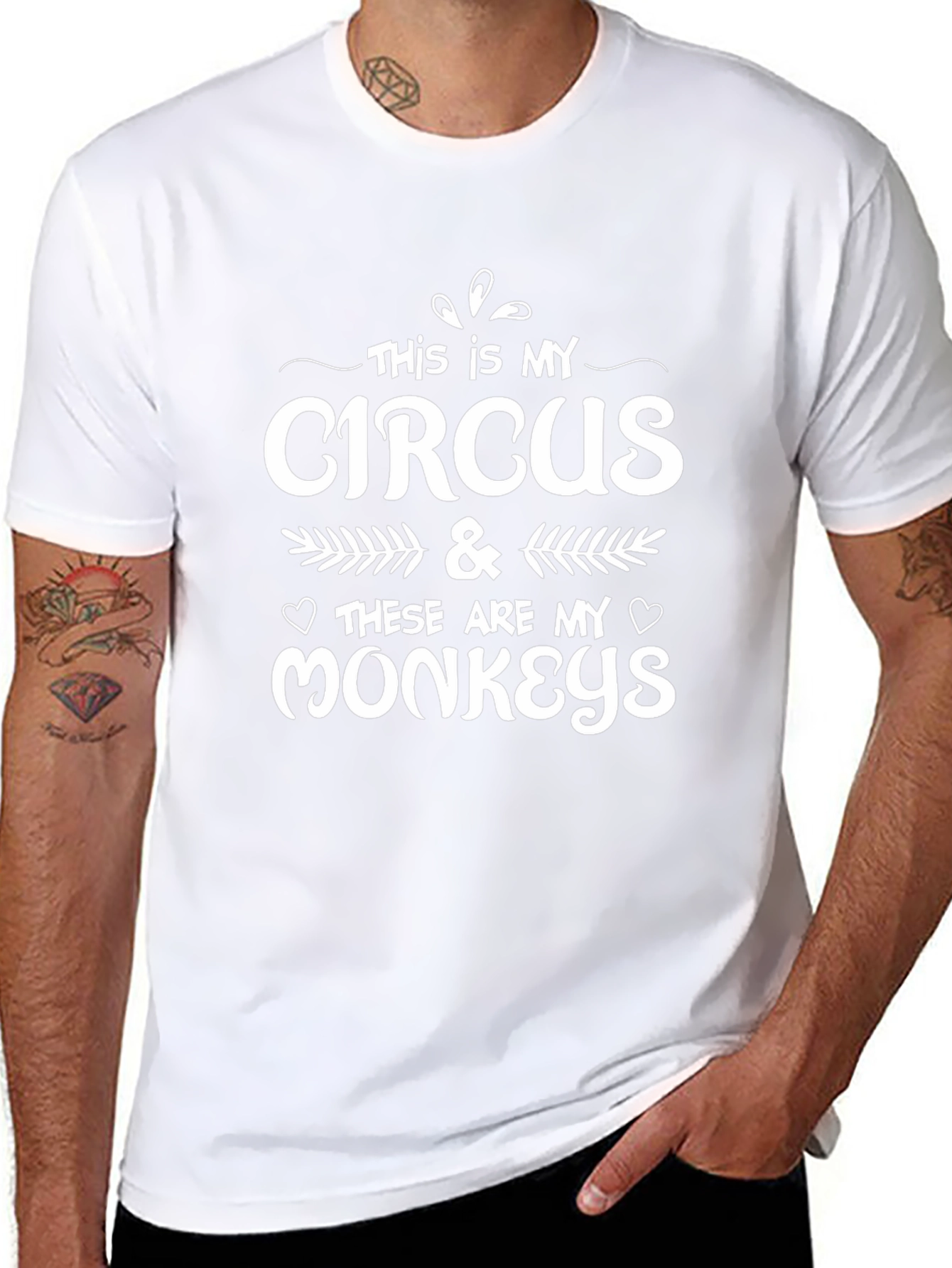 This is My Circus Monkeys Graphic T-Shirt