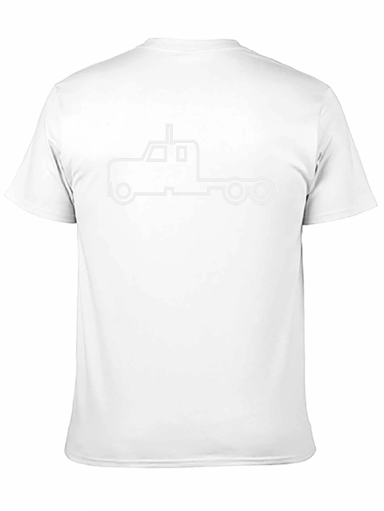 Truck Outline Graphic Tee - Black