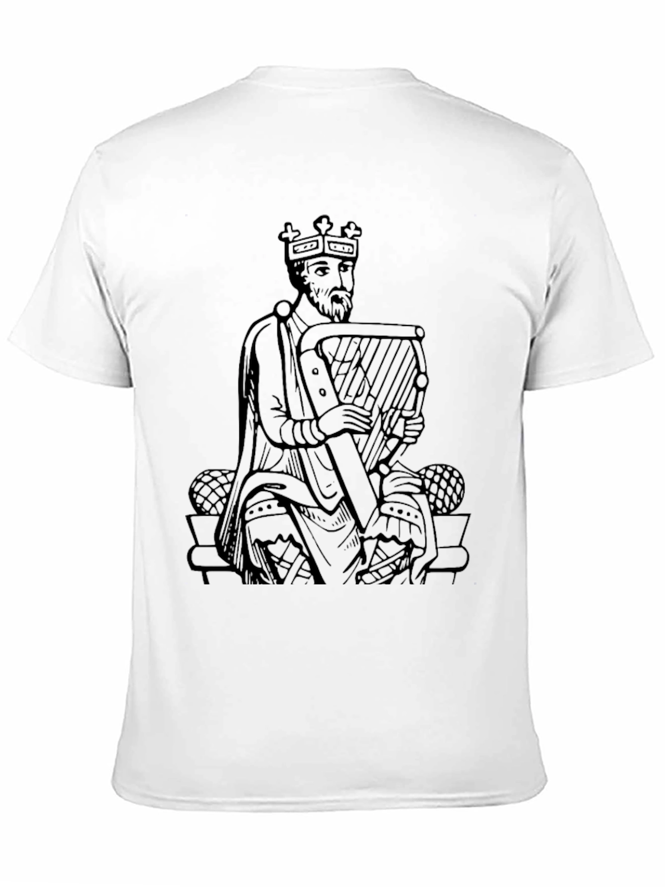 King Harpist Black T-Shirt