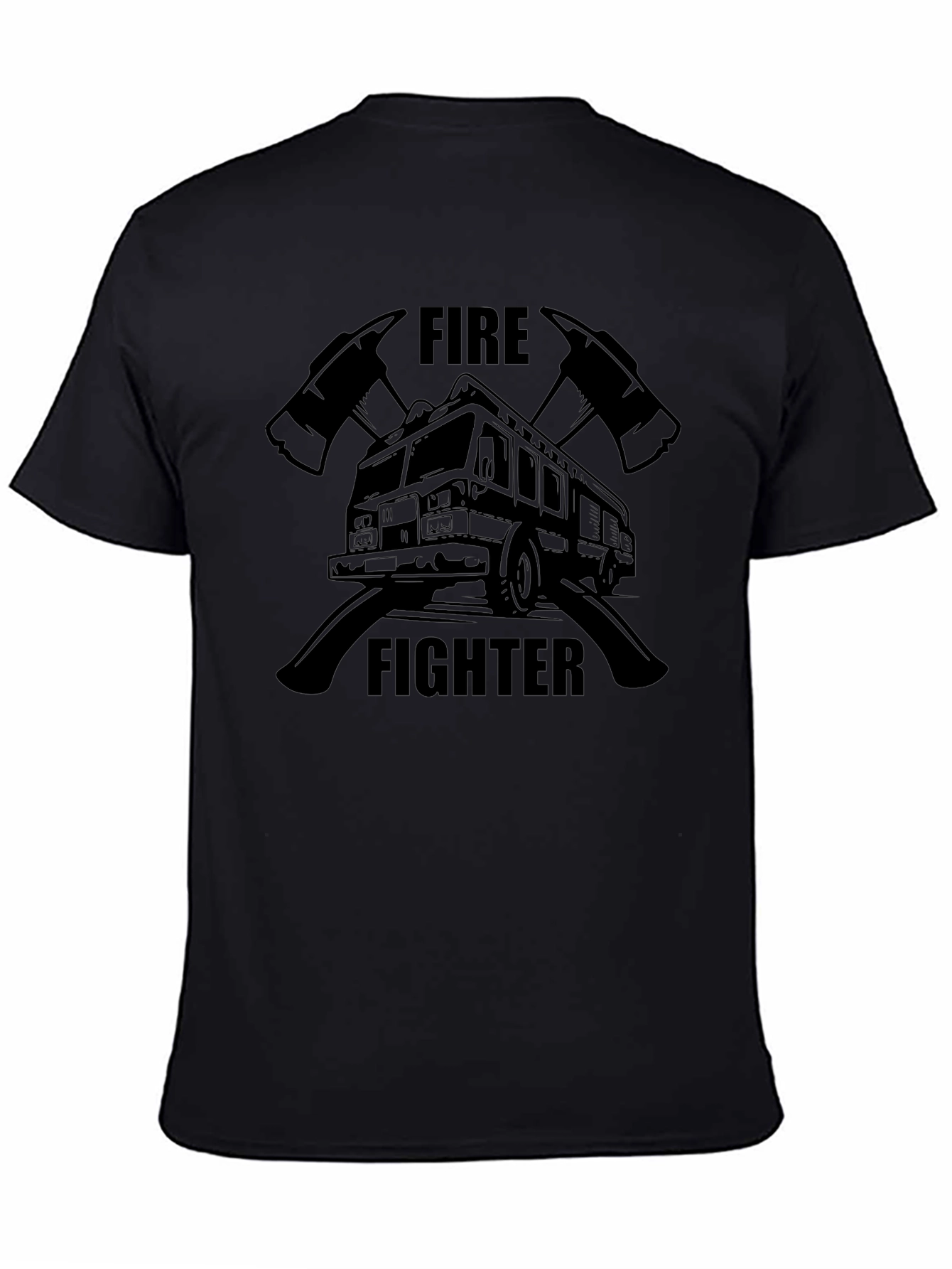 Firefighter Truck Graphic T-Shirt