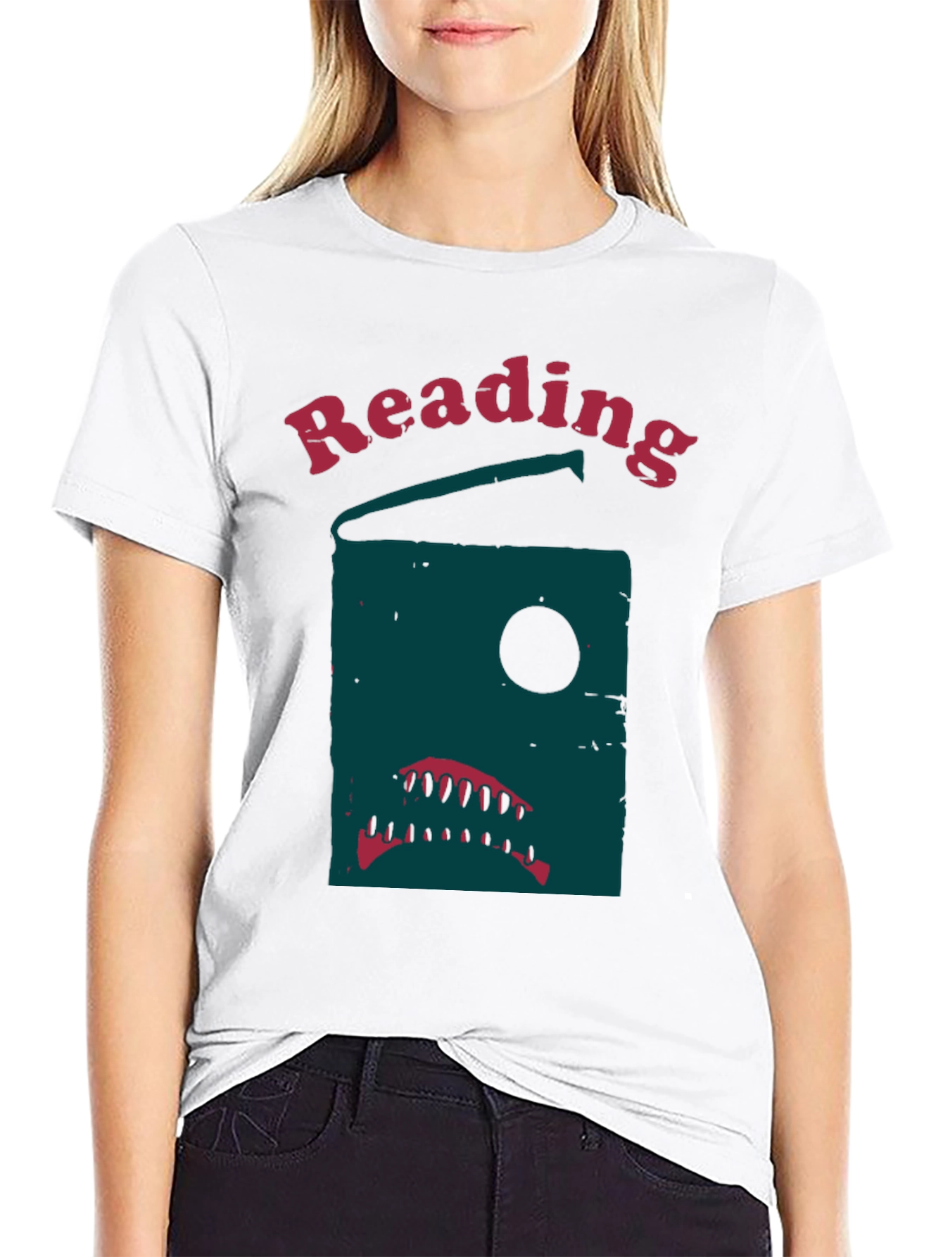 Reading Shark Graphic T-Shirt