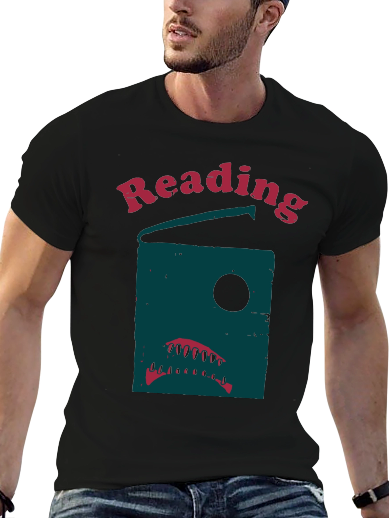 Reading Shark Graphic T-Shirt