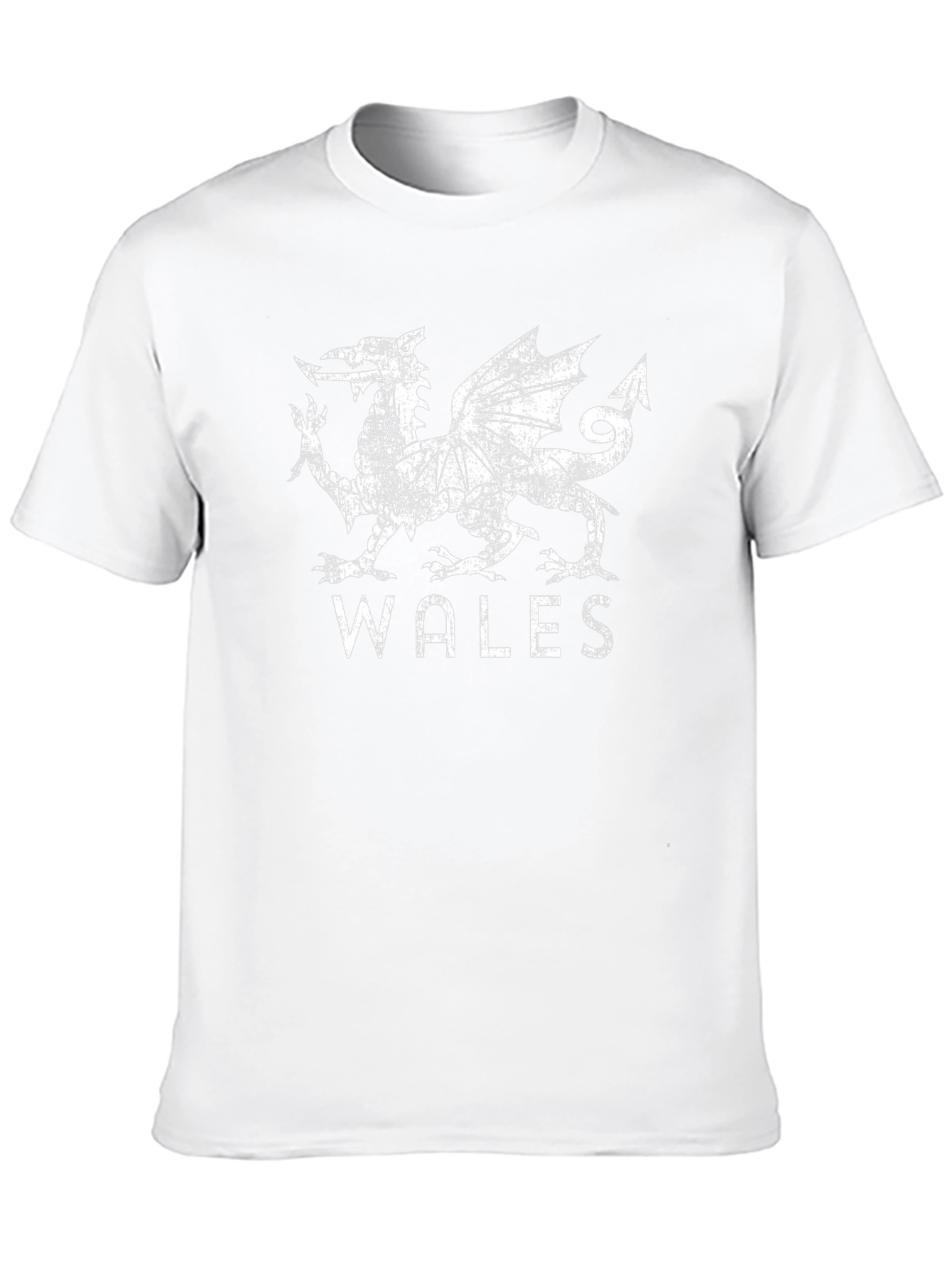 Wales Dragon T-Shirt - Distressed Graphic Tee