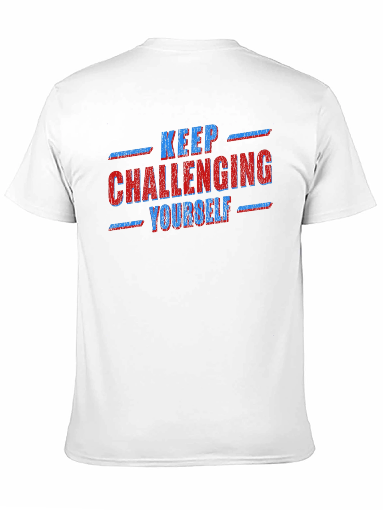 Keep Challenging Yourself Graphic Tee - Black