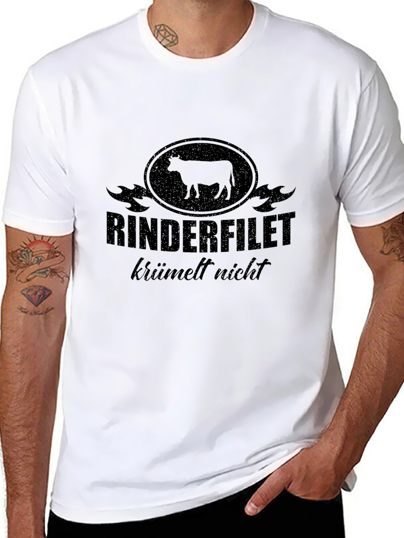 Rinderfilet Krümelt Nicht Black T-Shirt
