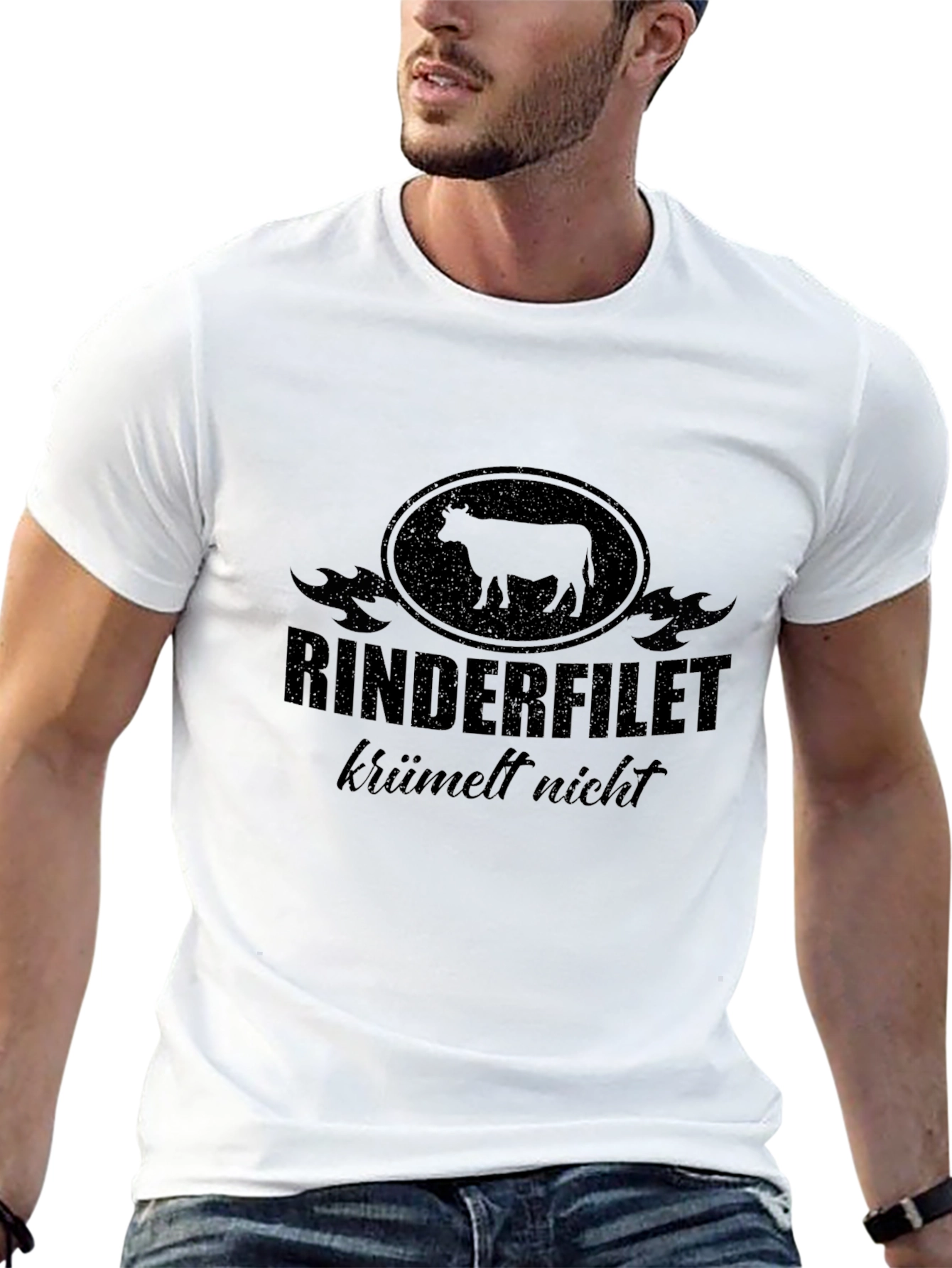 Rinderfilet Krümelt Nicht Black T-Shirt