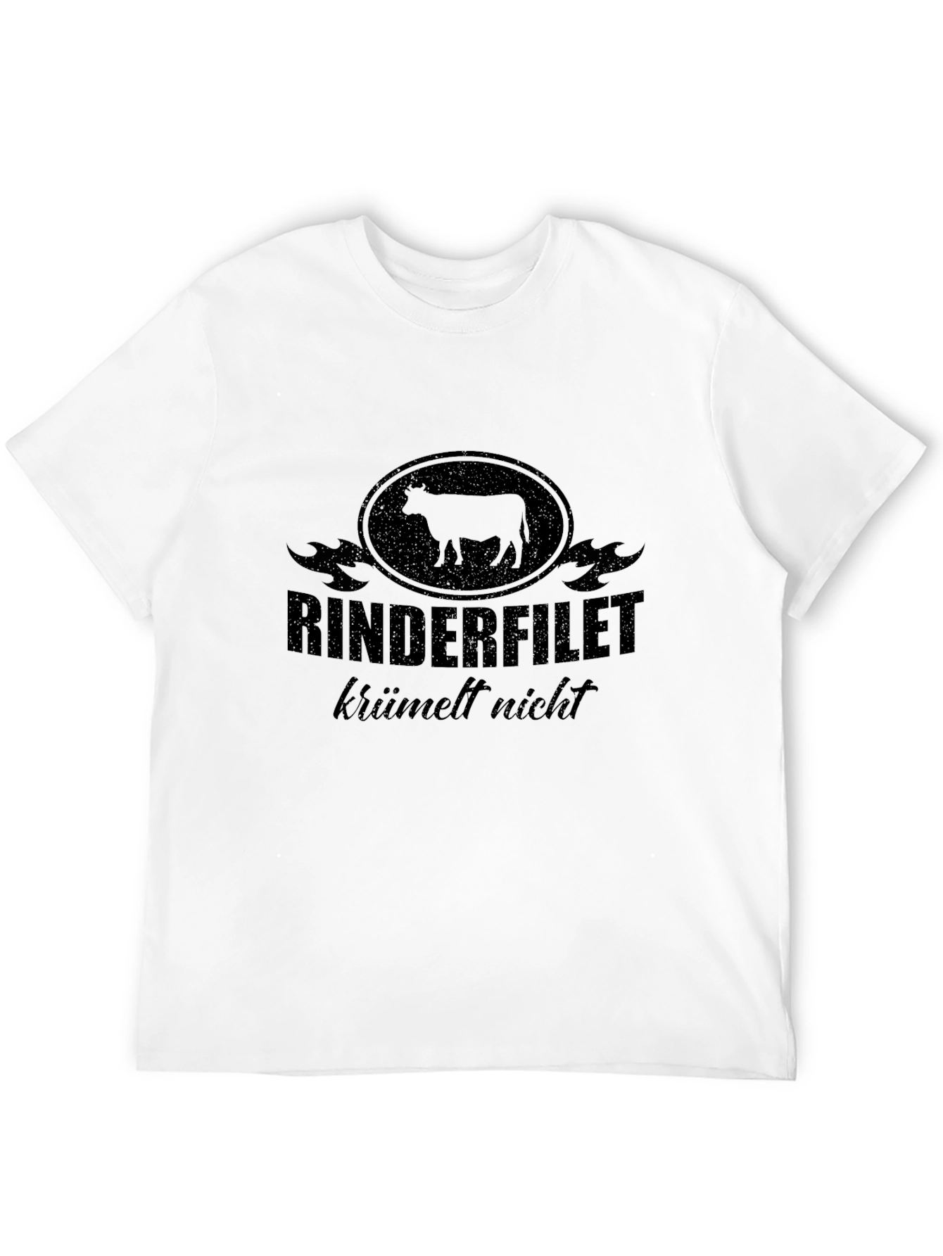 Rinderfilet Krümelt Nicht Black T-Shirt