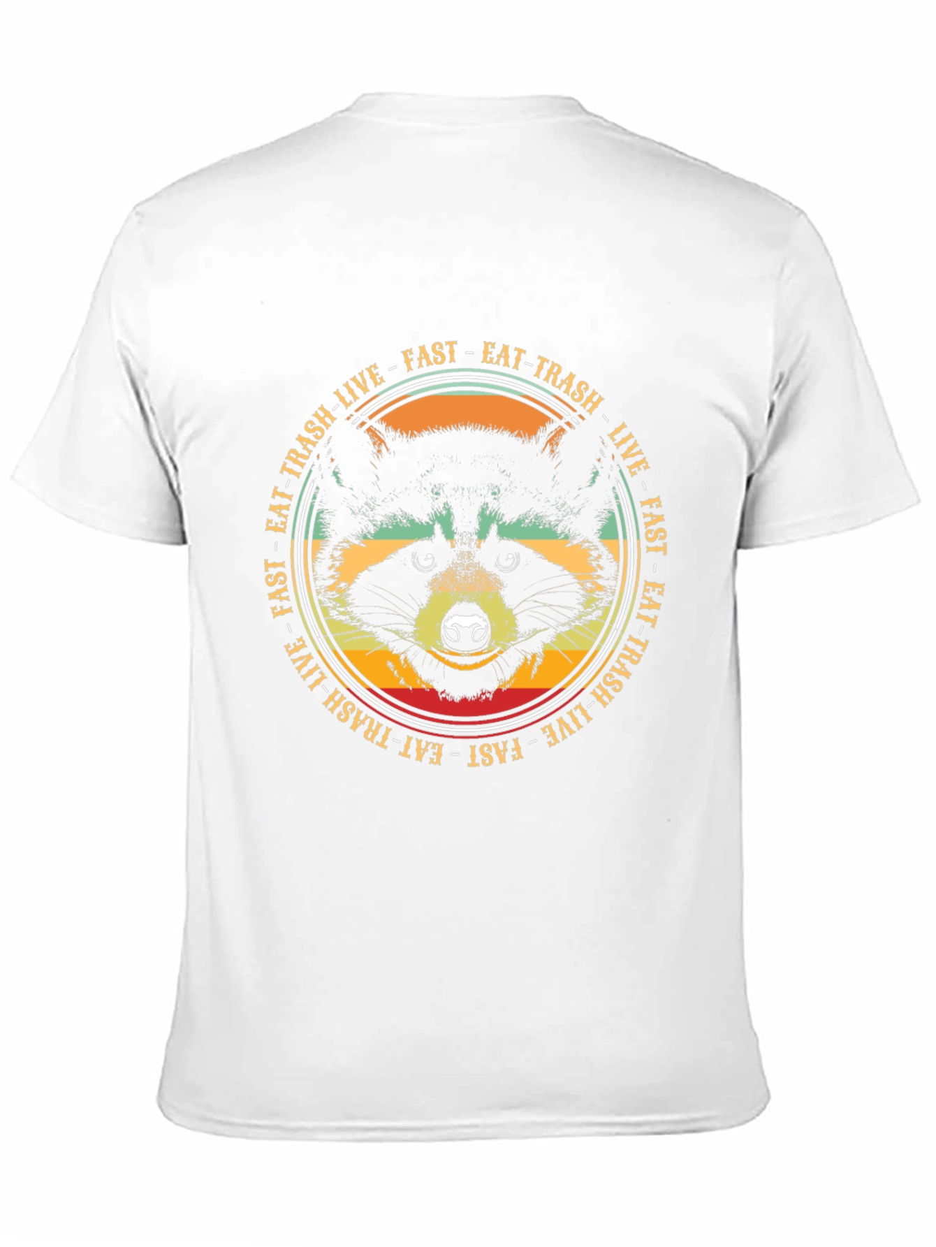 Eat Trash Live Fast Raccoon Graphic Tee