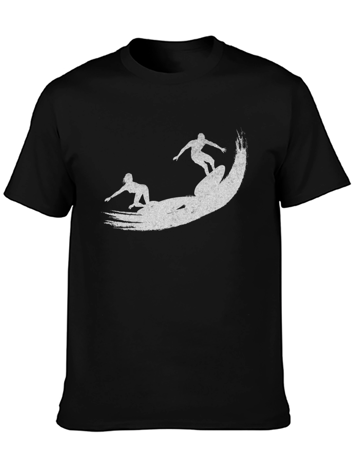 Surfer Silhouette Graphic T-Shirt