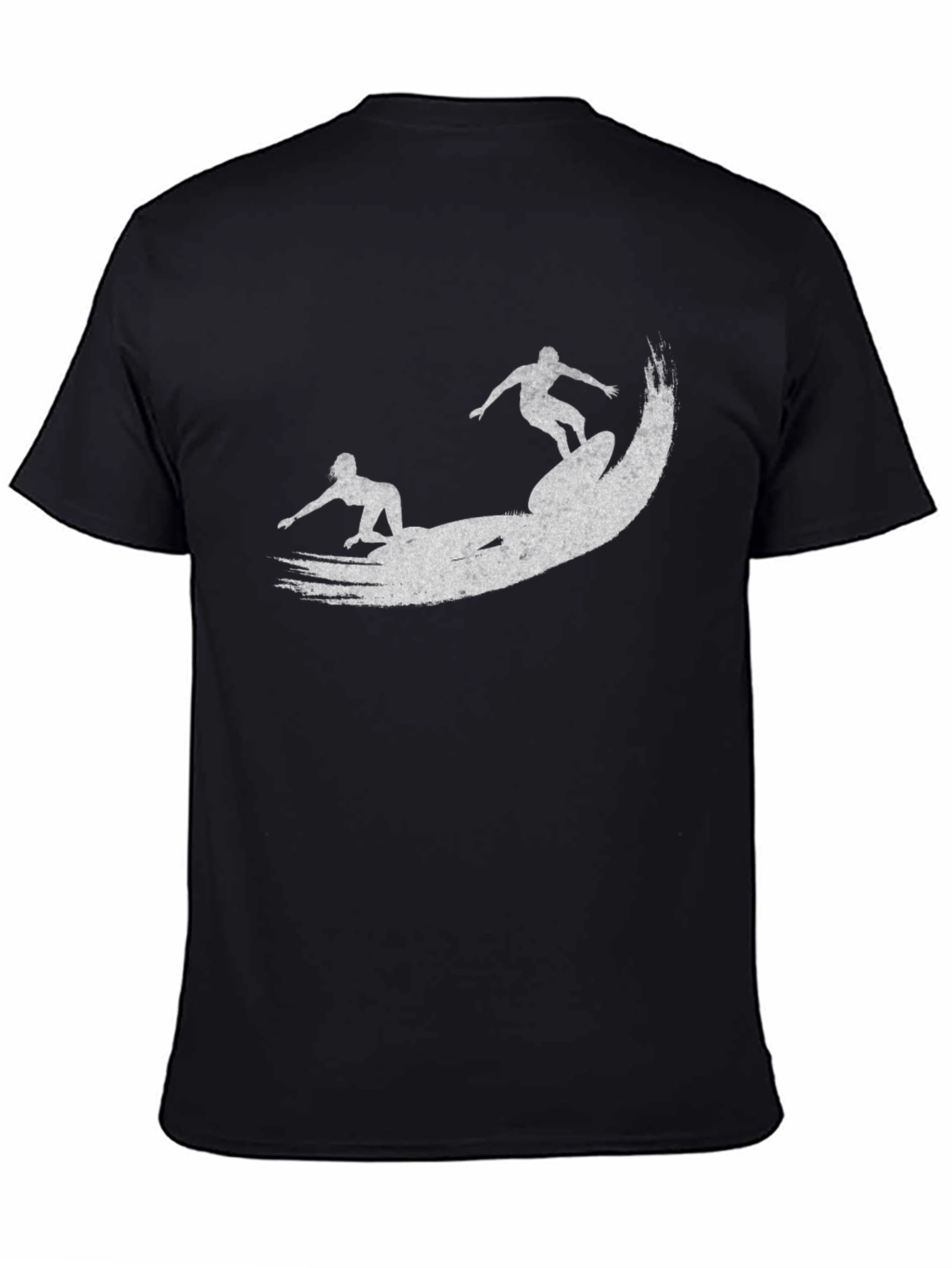 Surfer Silhouette Graphic T-Shirt