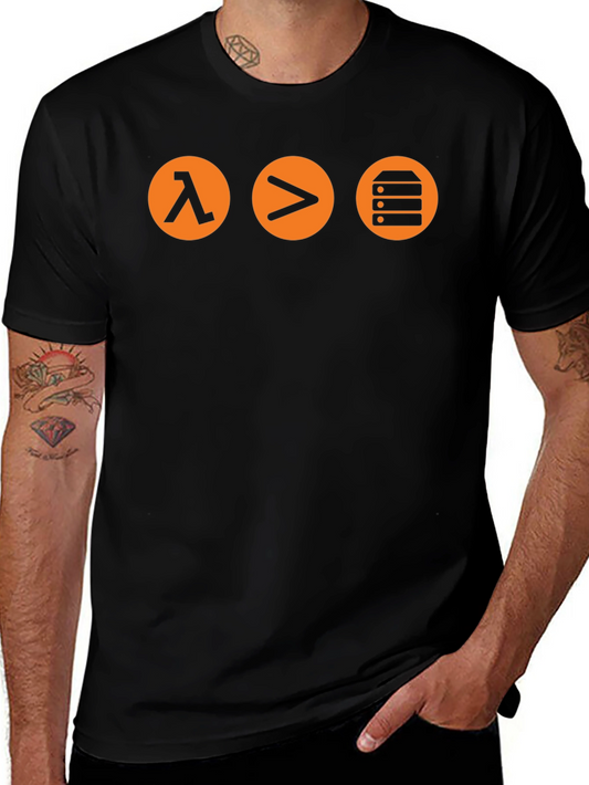 Lambda Greater Than Database T-Shirt