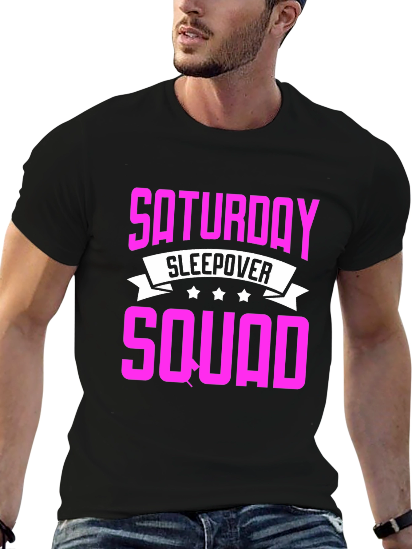 Saturday Sleepover Squad T-Shirt