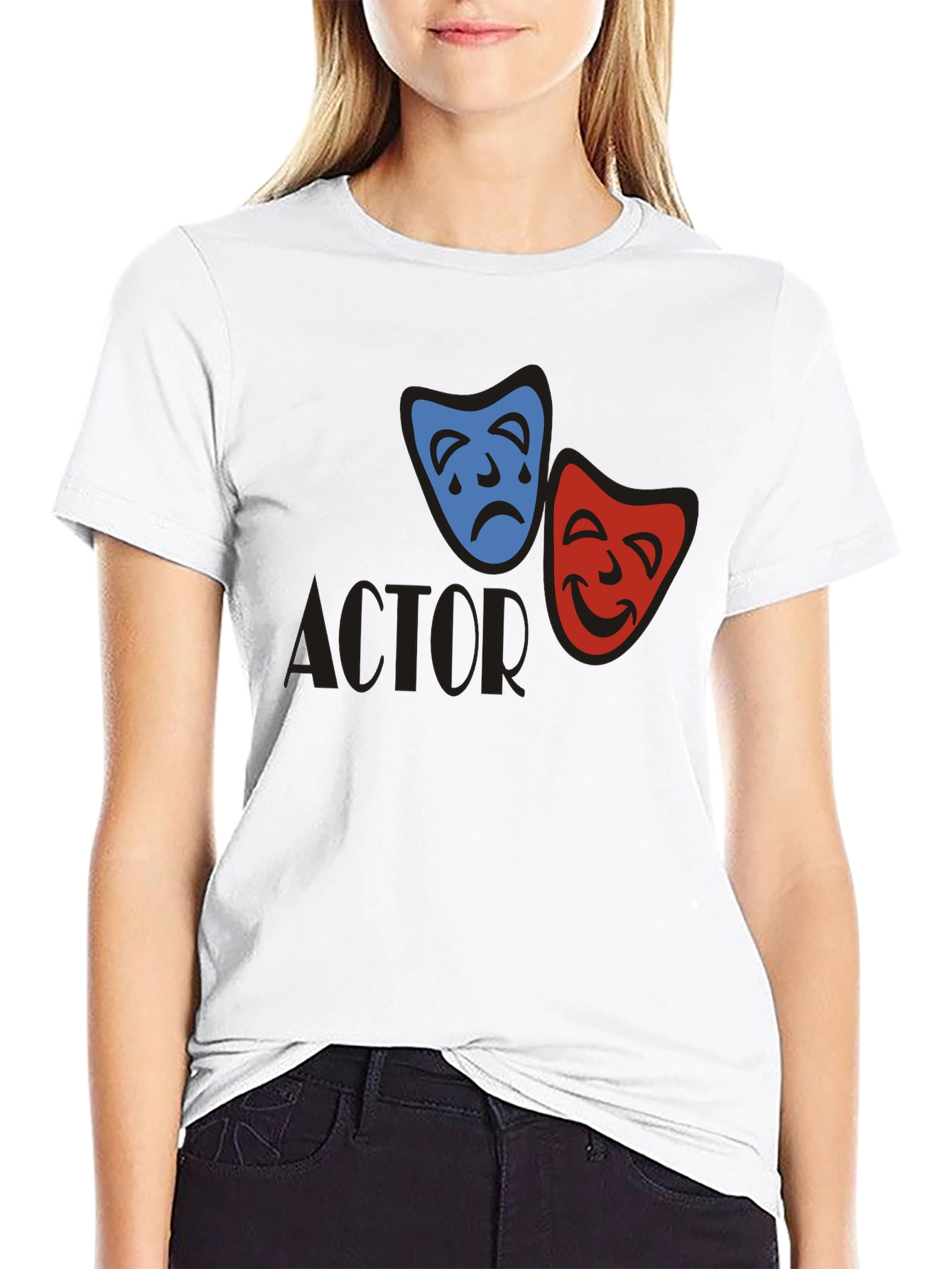 Actor Mask Graphic Tee
